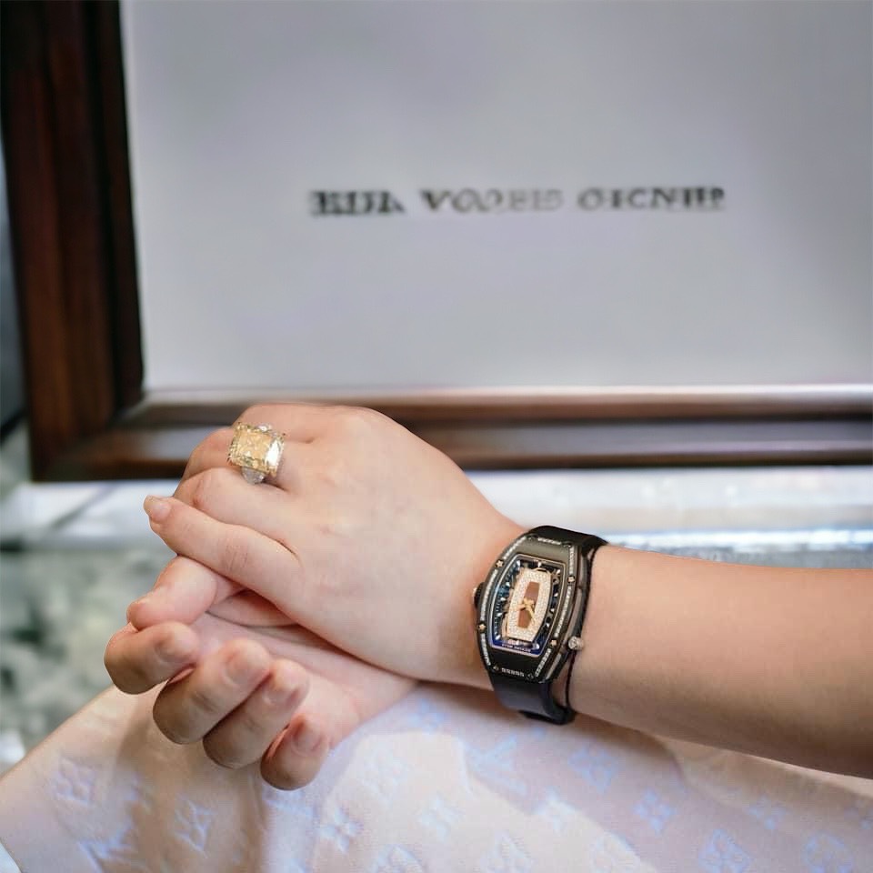 replica Richard Mille Best Replica Watch RM07 Black Ceramic 36mm WATCHES 4 