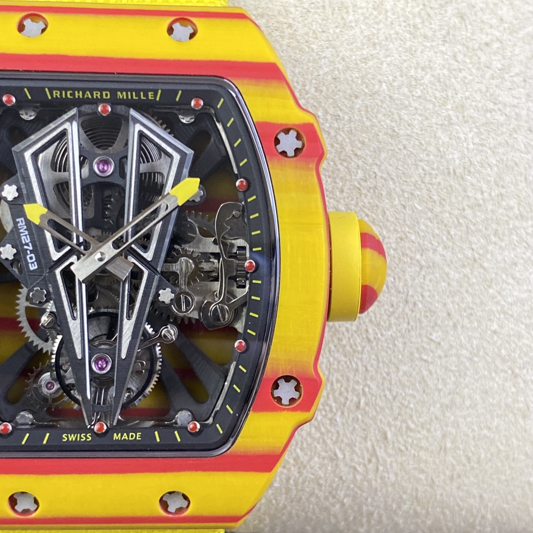 replica Richard Mille Best Replica Watch RM07 Black Ceramic 36mm WATCHES 4 