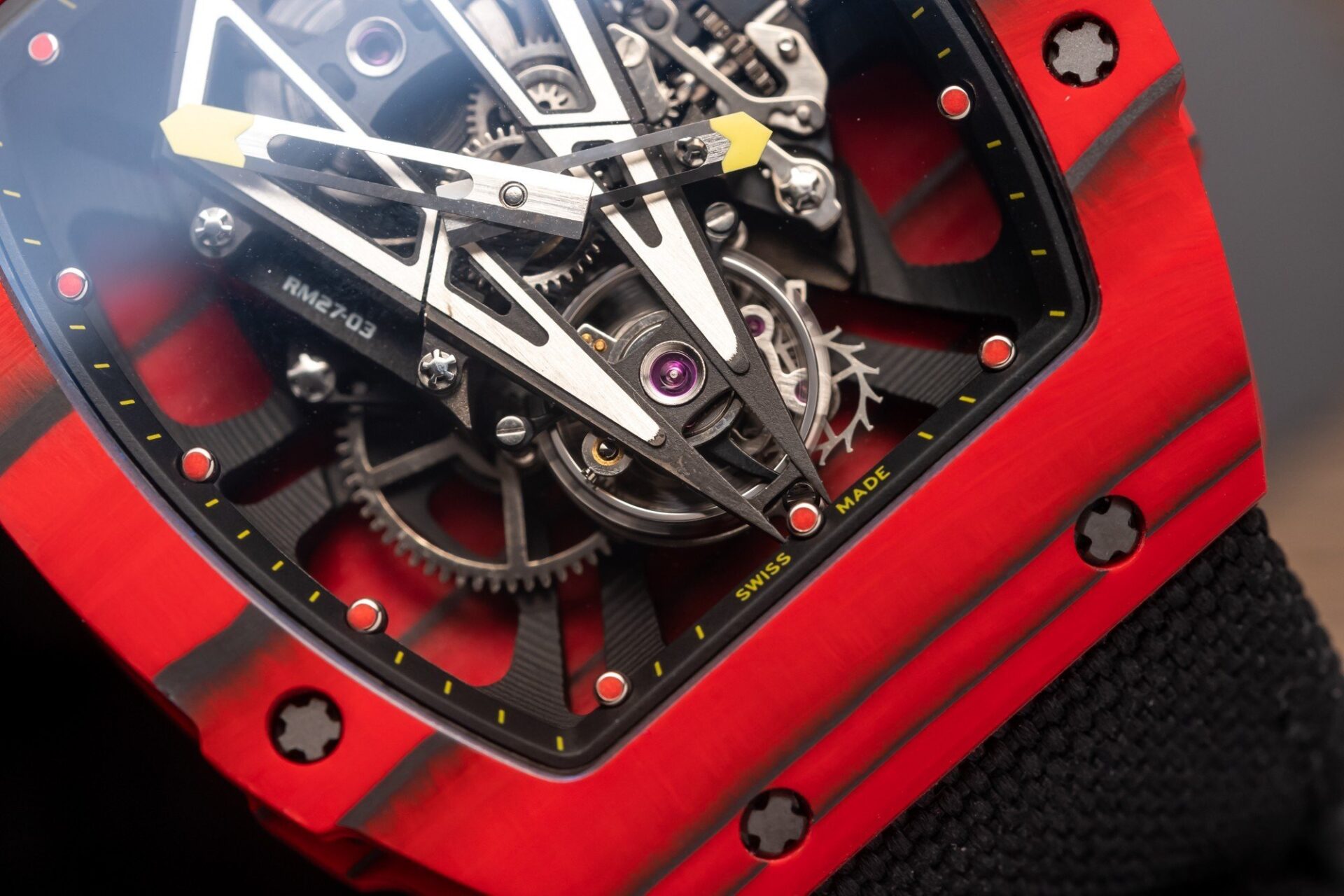 replica Richard Mille Replica Watch RM26-01 Tourbillon Sapphire Motifs Panda 43mm WATCHES 4 