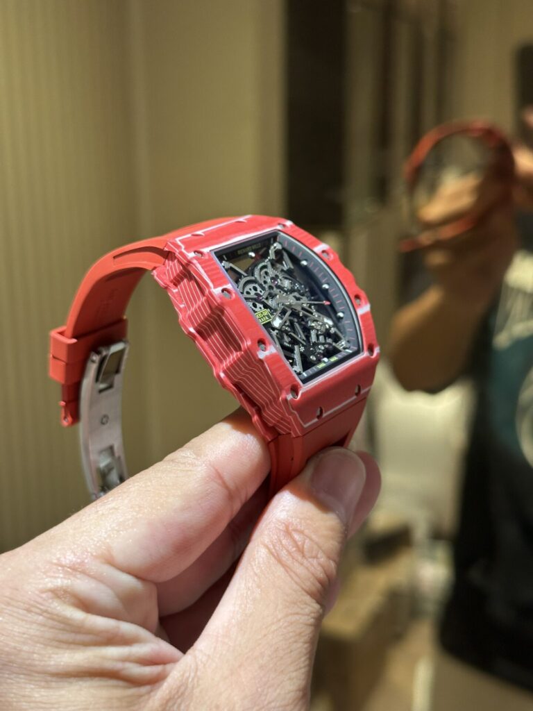 replica Richard Mille Replica Watch RM001 Tourbillon Black Ceramic 42mm WATCHES 4 