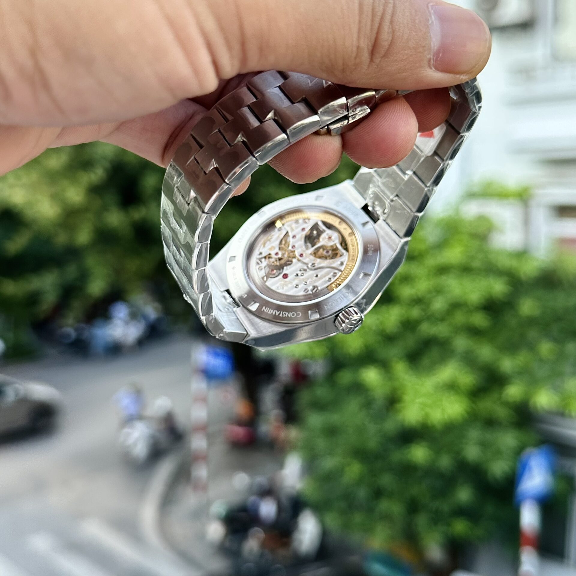 replica Vacheron Constantin Overseas 4500V Replica Watch Green Dial PPF Factory 41mm WATCHES 4 