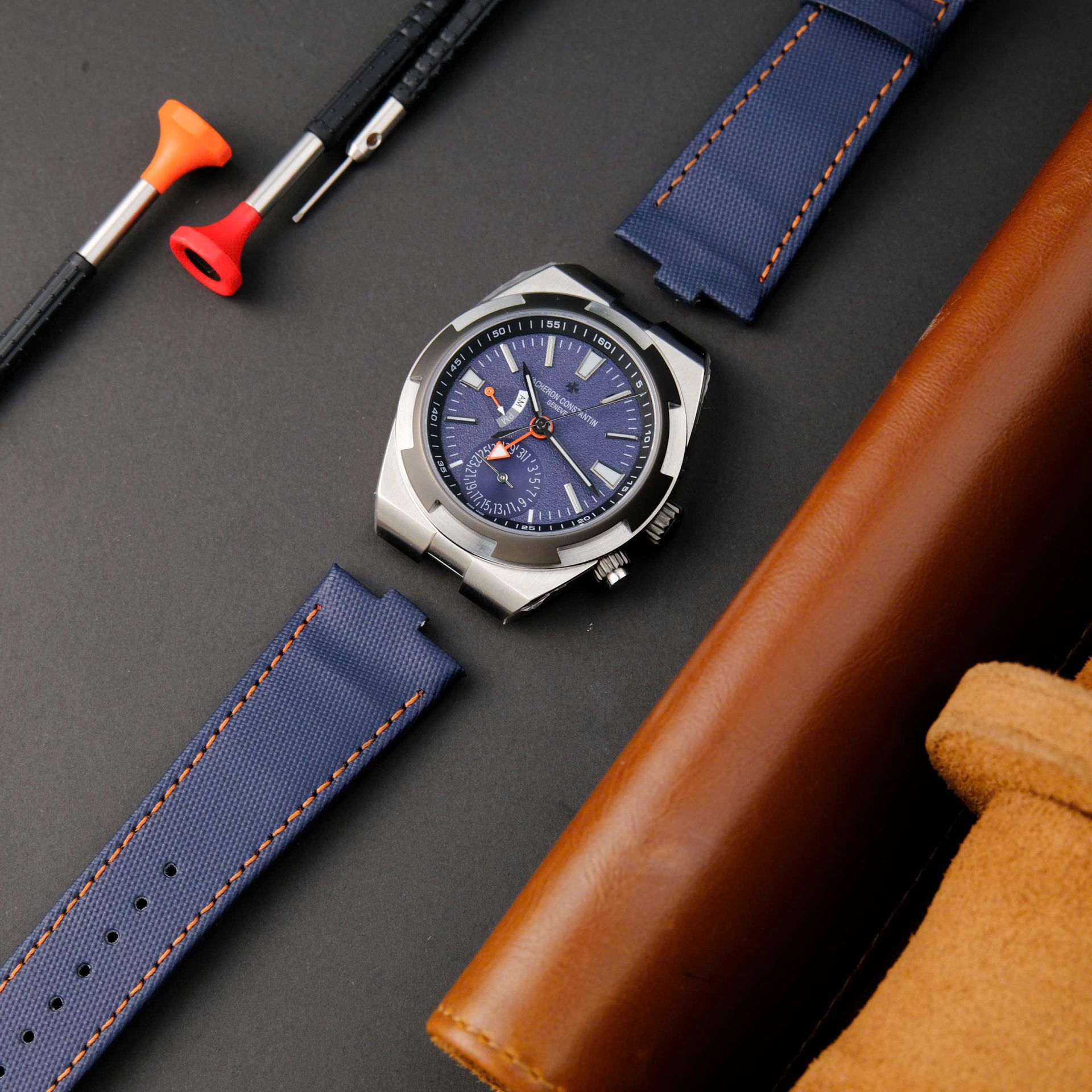 replica Vacheron Constantin Replica Watch Overseas 4500V Rose Gold Blue Dial PPF 41mm WATCHES 4 
