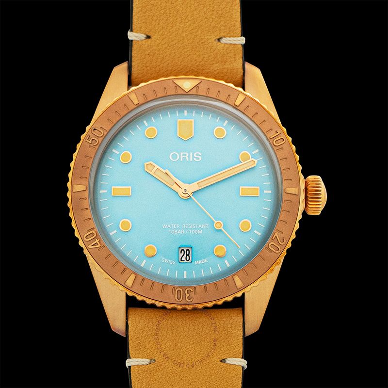 replica Divers Automatic Blue Dial Bronze Unisex Watch WATCHES 4 