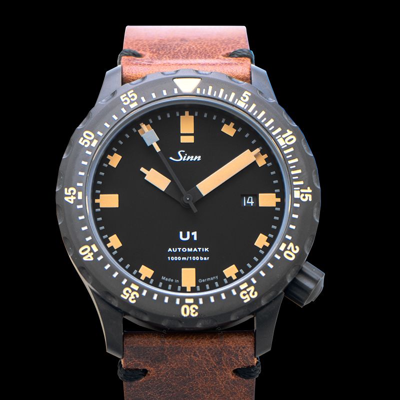 replica Sinn Diving Watches 1010.023-Leather-Cowhide in Vintage-Style-DSB-Brown WATCHES 4 