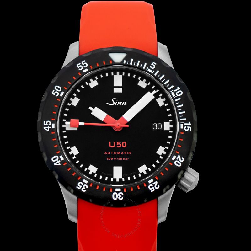 replica Sinn Diving Watches 1050.040-Silicone-LFC-Red WATCHES 4 