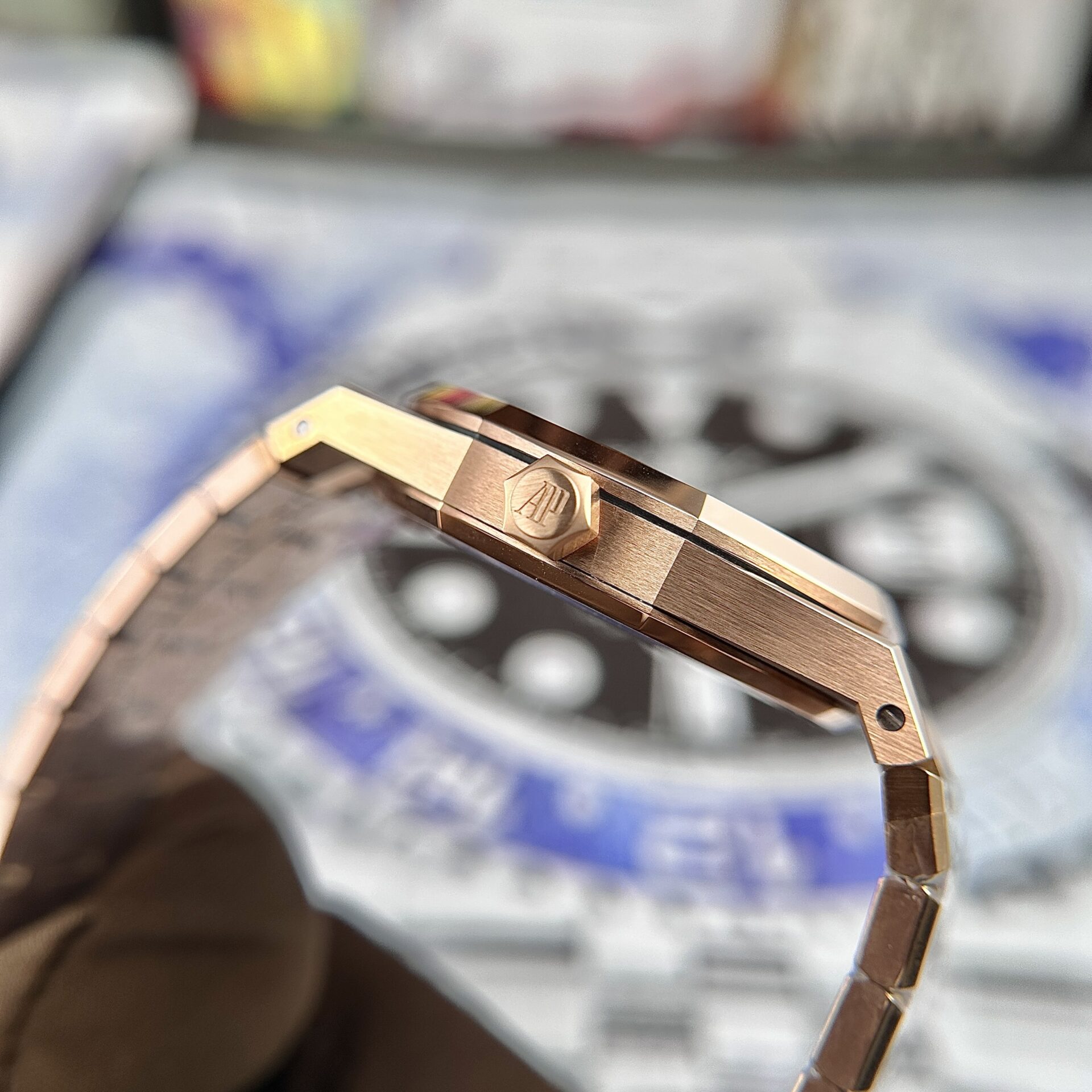 replica Audemars Piguet Royal Oak 26715ST Blue Dial Replica Watch ZF Factory 38mm WATCHES 5 