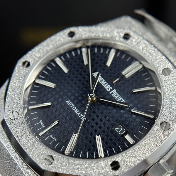 replica Audemars Piguet Fake Watch Royal Oak 15450ST Dial Blue APS Factory 37mm WATCHES 5 