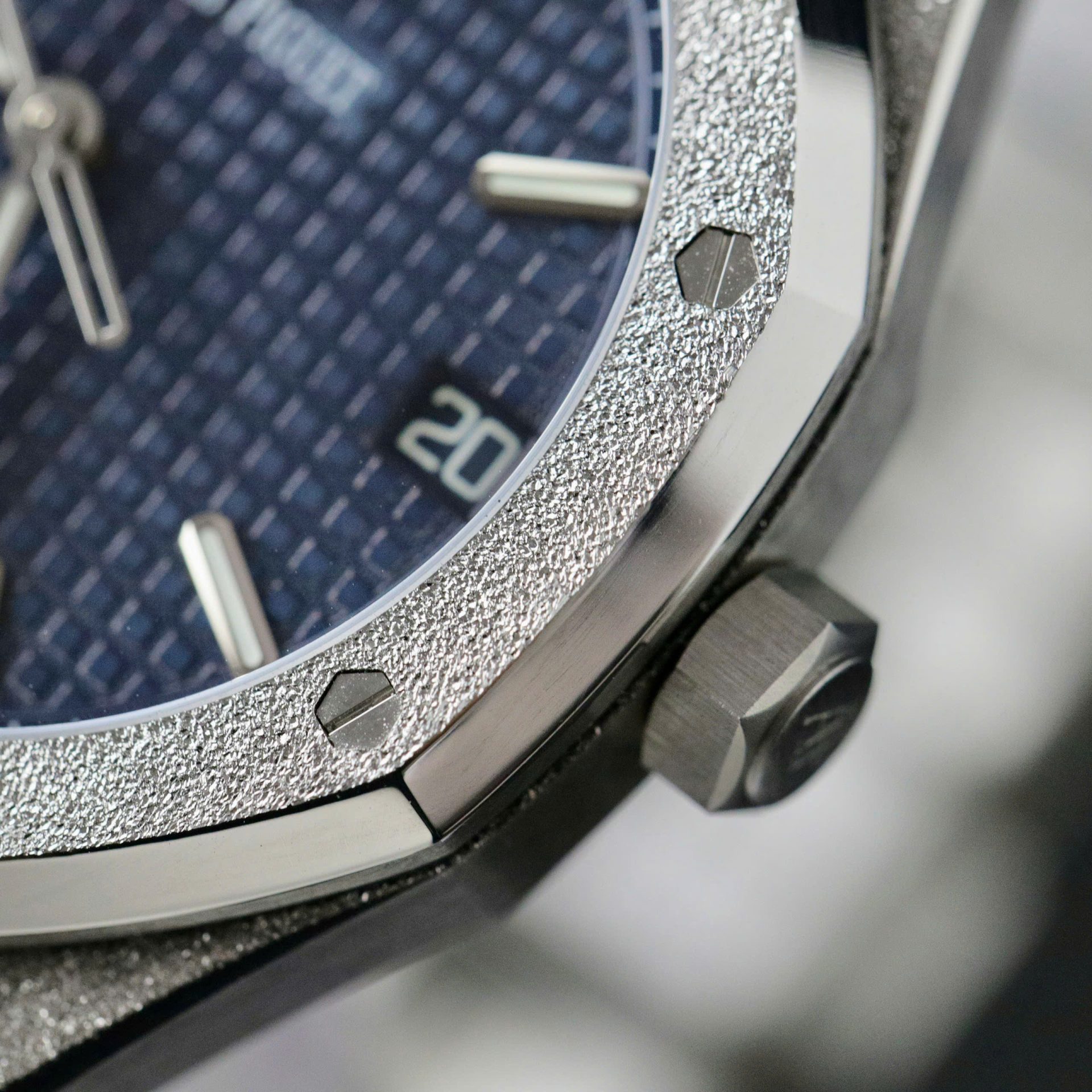 replica Audemars Piguet Fake Watch Royal Oak 15450ST Dial Blue APS Factory 37mm WATCHES 5 