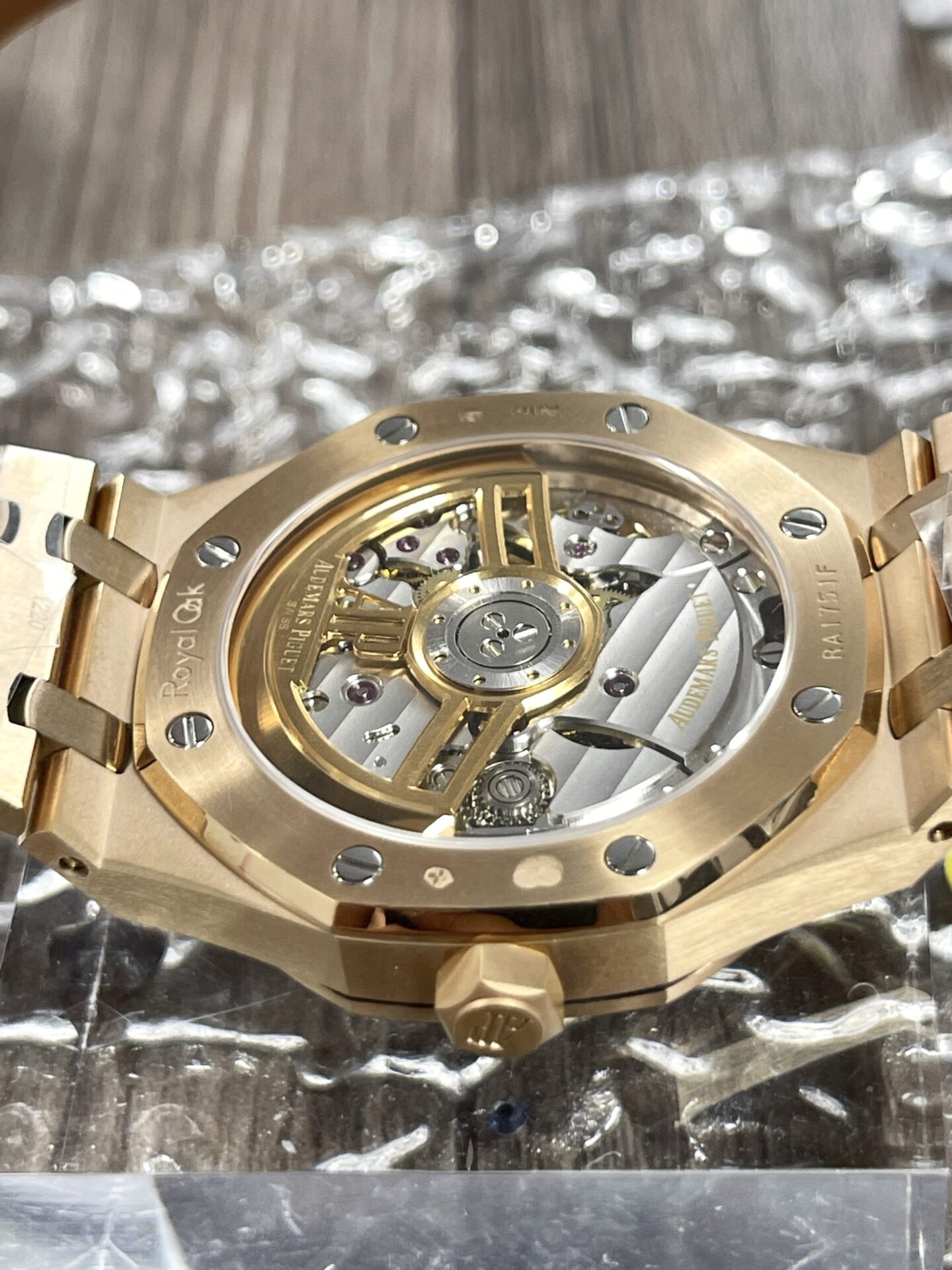 replica Audemars Piguet Fake Watch Royal Oak 15450ST Dial Blue APS Factory 37mm WATCHES 5 