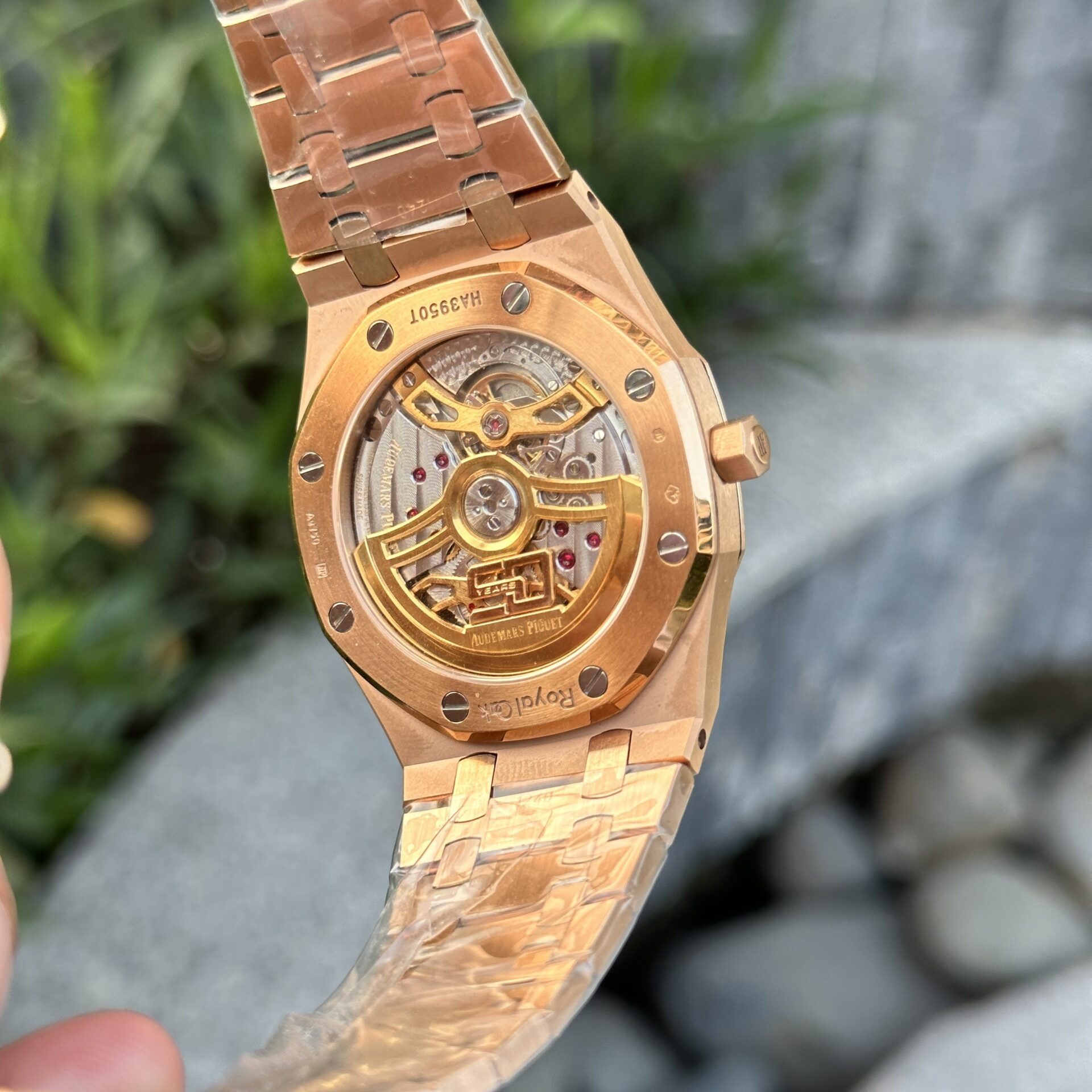 replica Audemars Piguet Fake Watch Royal Oak 15450 White Gold IP Factory 37mm WATCHES 5 