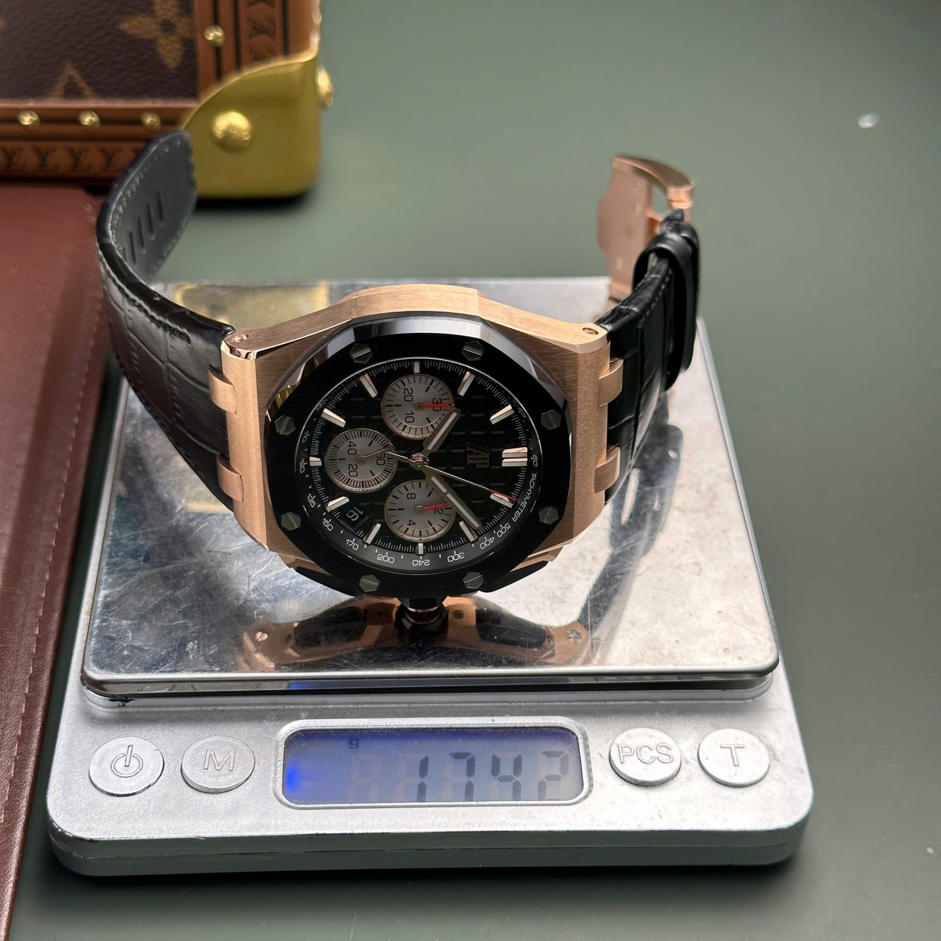 replica Audemars Piguet Replica Watch Royal Oak 15202OR Jumbo Blue Dial ZF Factory 39mm WATCHES 5 