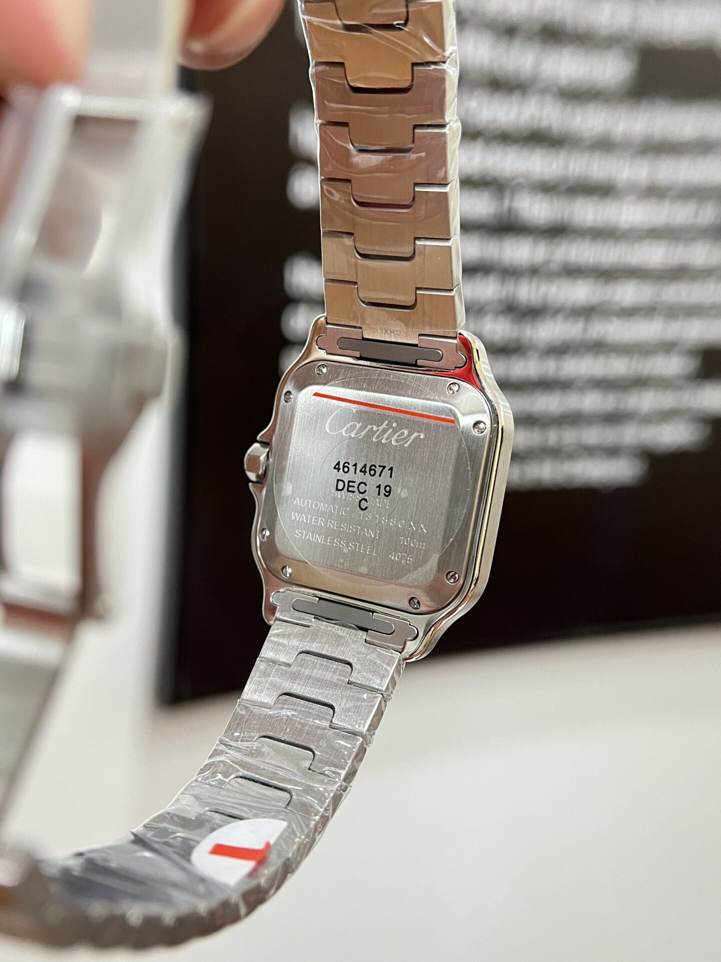 replica Cartier Replica Watch Santos WHSA0031 Quartz Leather Strap 31x43mm WATCHES 5 