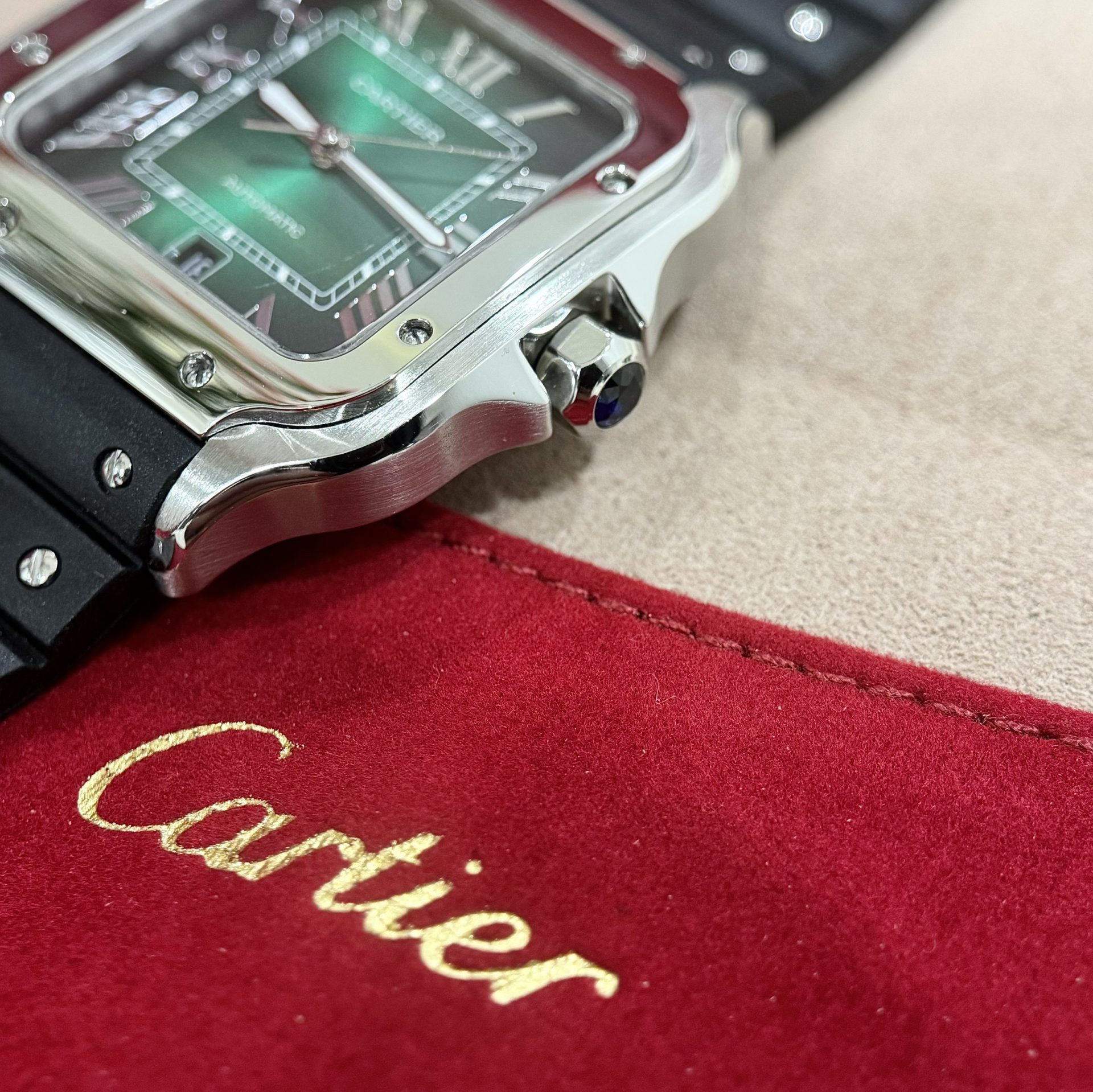 replica Cartier Ballon Bleu Replica 1:1 Watch White Dial Leather Strap 36mm WATCHES 5 