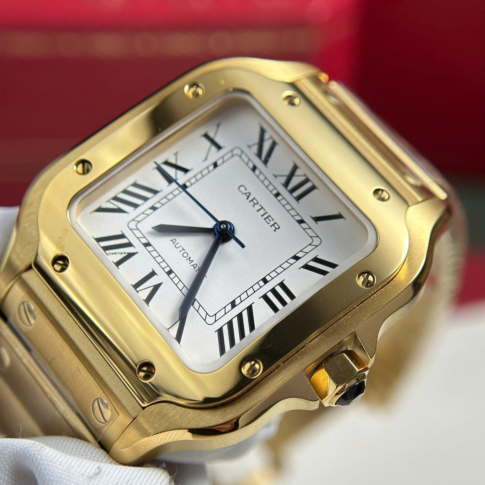 replica Cartier Santos WSSA0029 Replica 1:1 Watch BV Factory 35mm WATCHES 5 