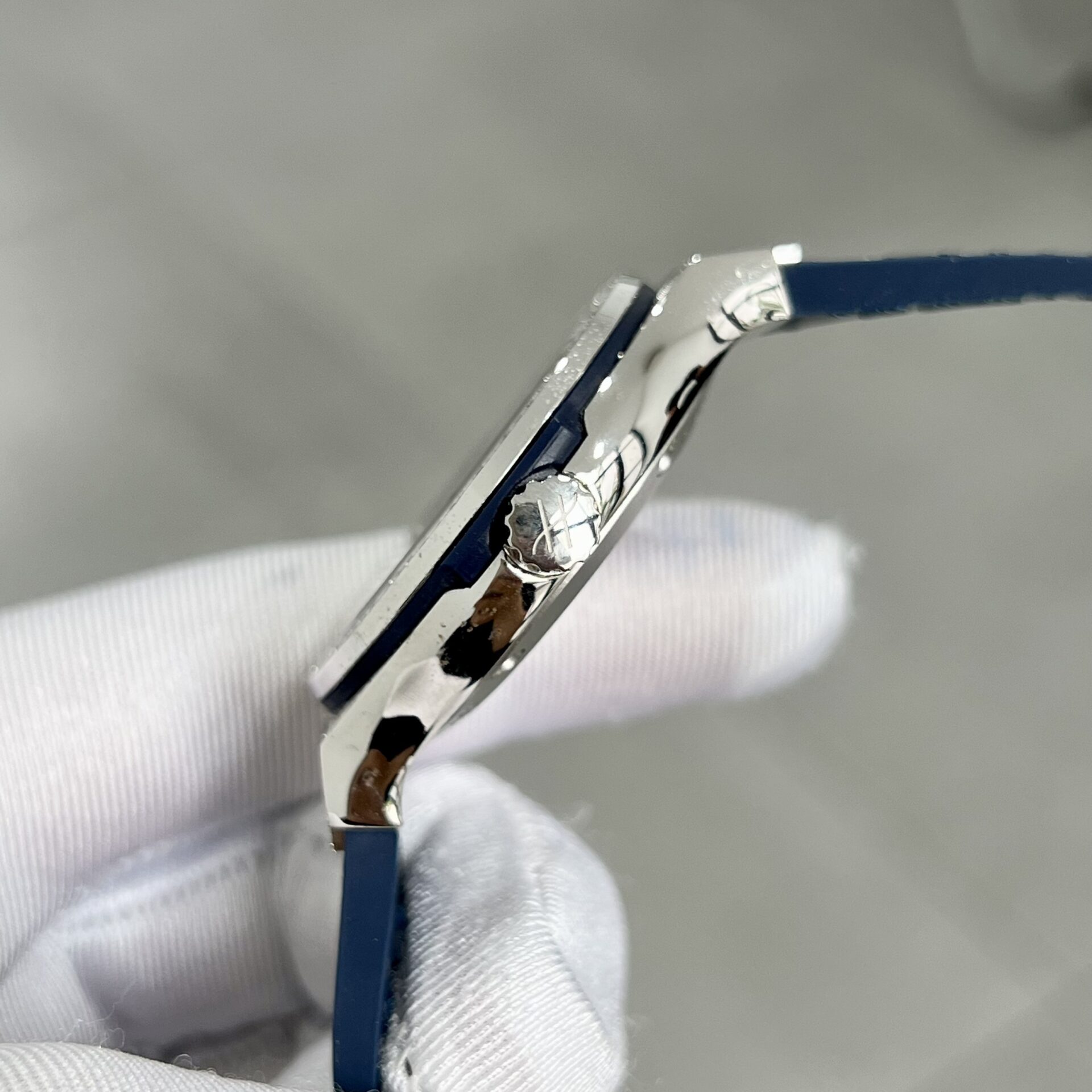 replica Hublot Fake Watch Big Bang One Click Dial Blue Custom Diamonds Moissanite 39mm WATCHES 5 
