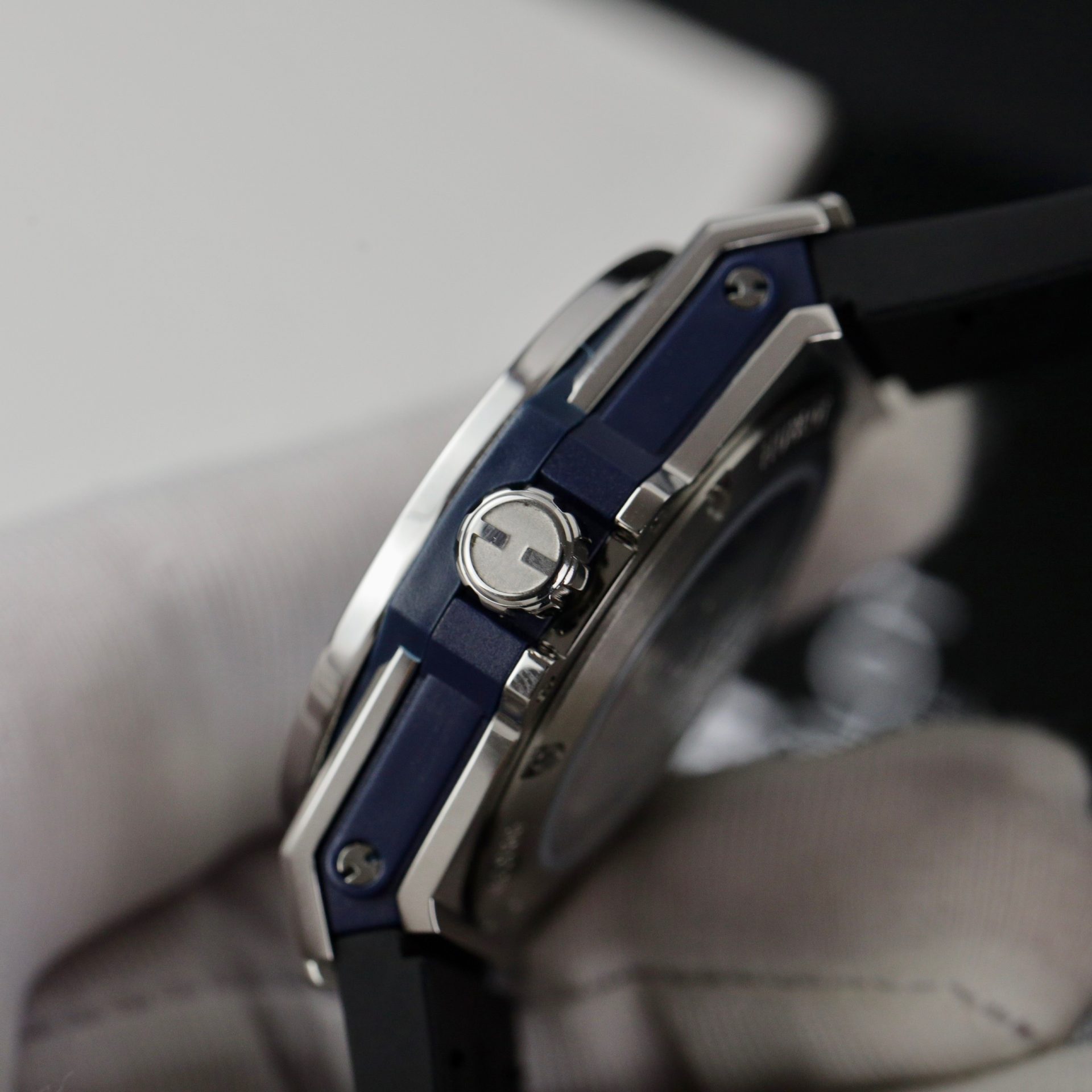 replica Hublot Replica Watches Big Bang Sang Bleu ll King Gold Black Dial BBF 45mm WATCHES 5 