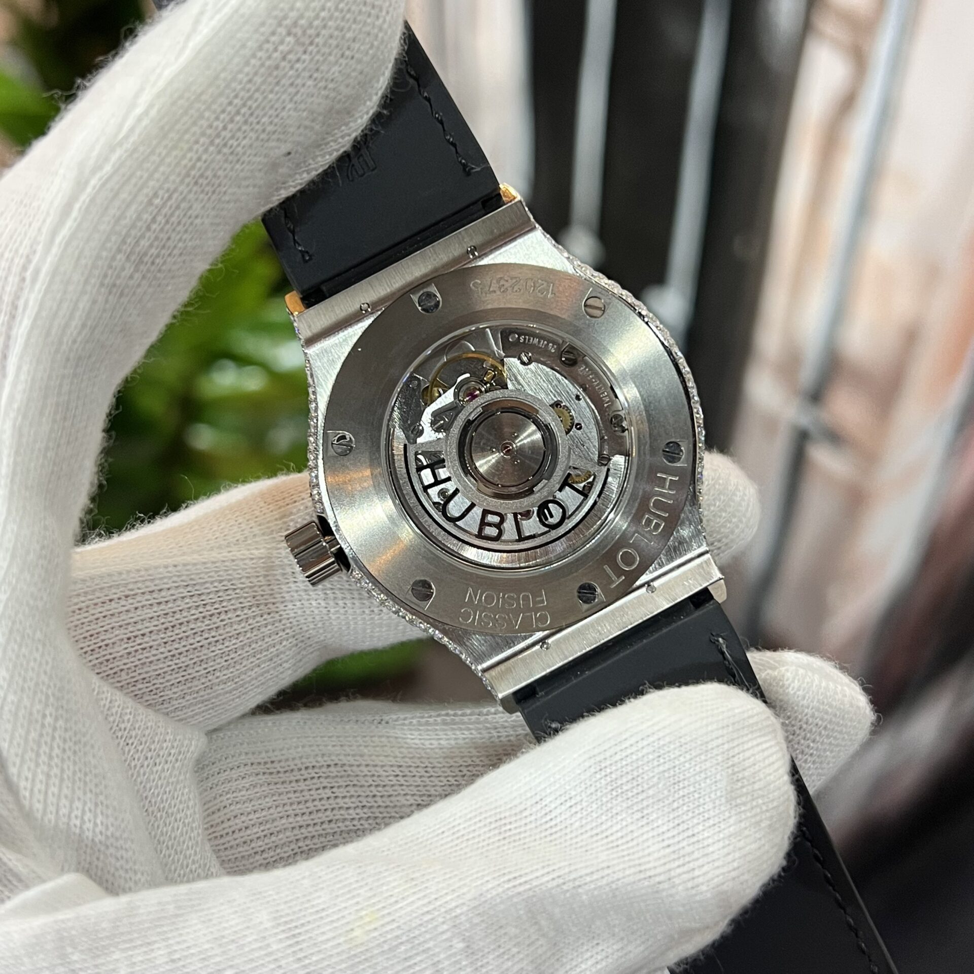 replica Hublot Best Replica Watches Classic Fusion Ceramic Demi Gold Dial Carbon 42mm WATCHES 5 