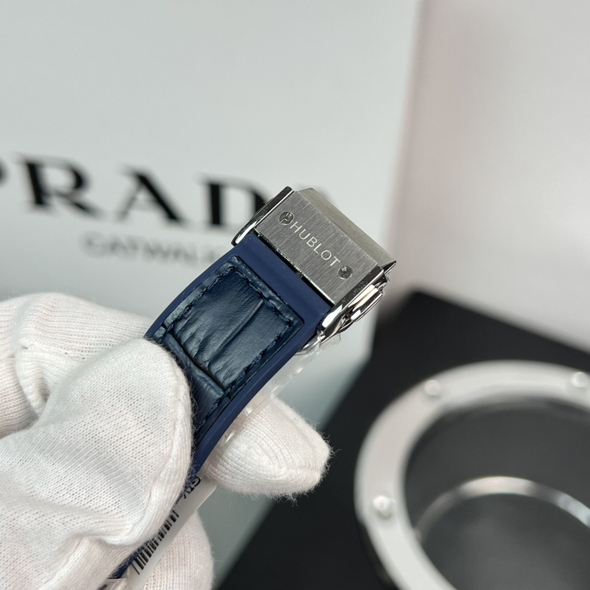 replica Hublot Best Replica Watch Square Bang King Gold Custom Moissanite Diamonds BBF 42mm WATCHES 5 