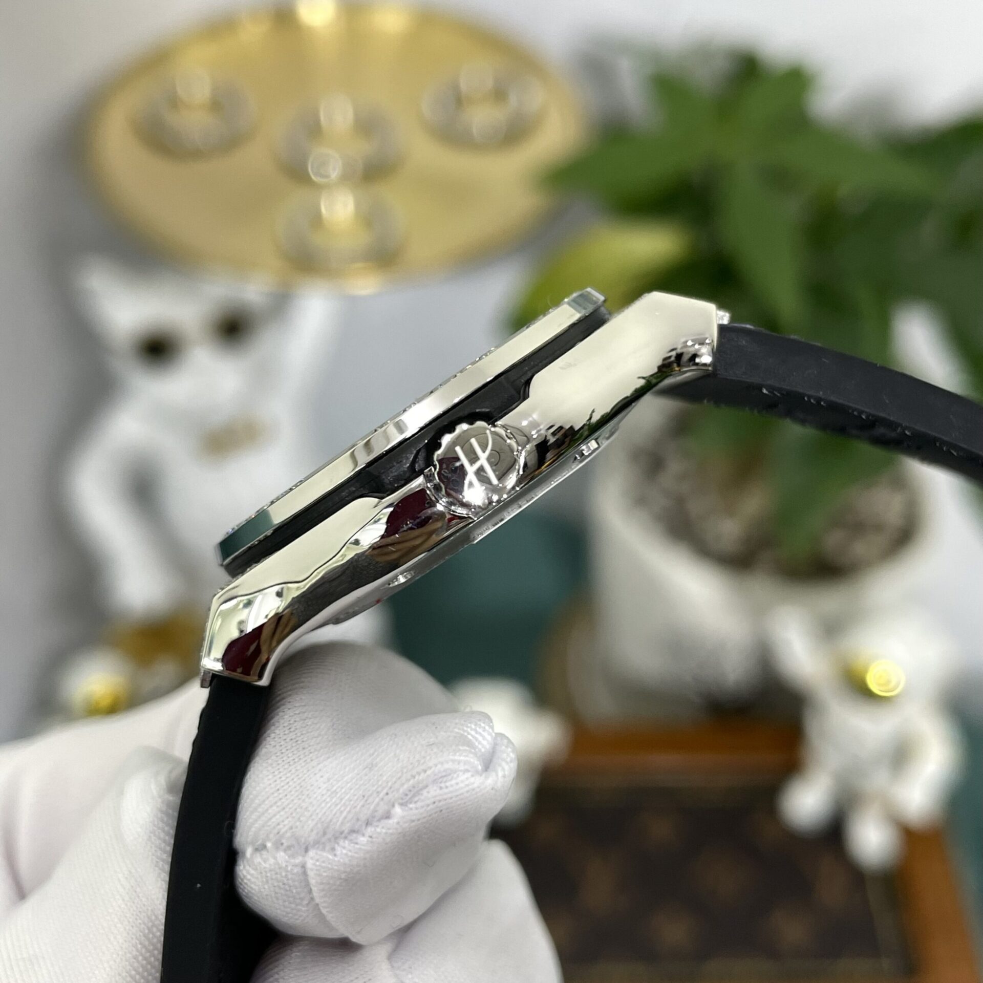 replica Hublot Replica Watch Classic Fusion Custom Full Moissanite Diamonds 42mm WATCHES 5 