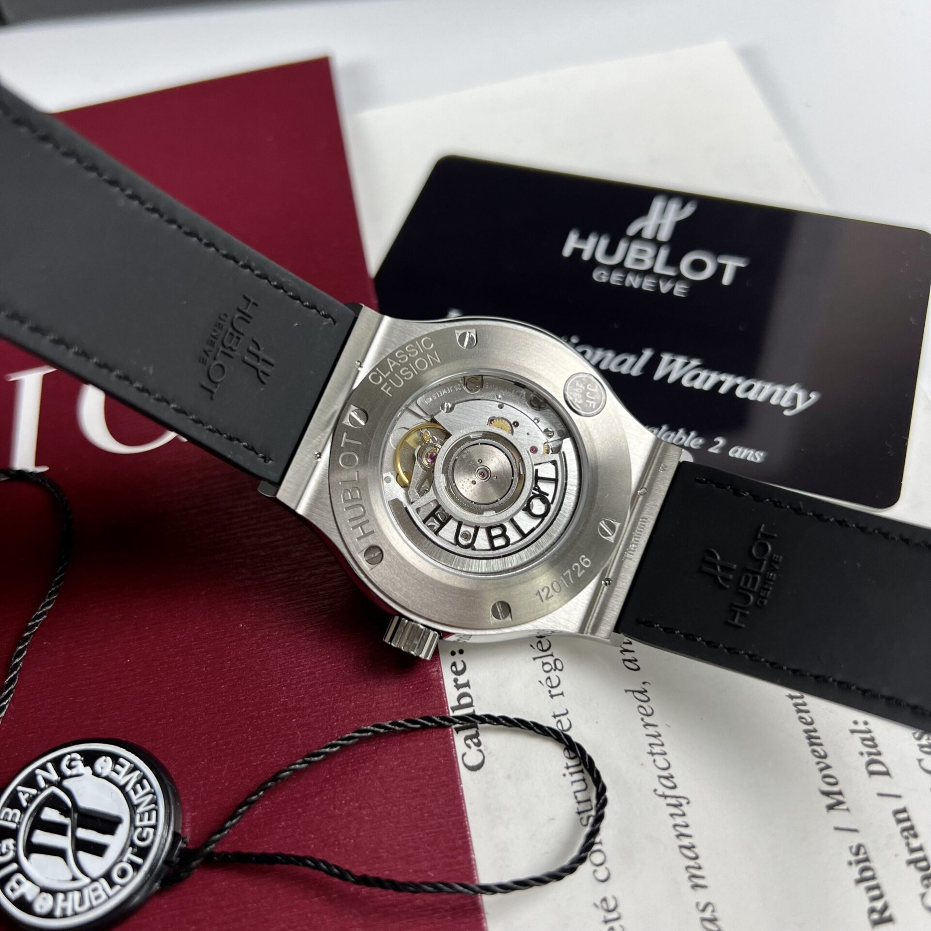 replica Hublot Fake Watches Big Bang Chronograph King Gold Black Dial 44mm WATCHES 5 