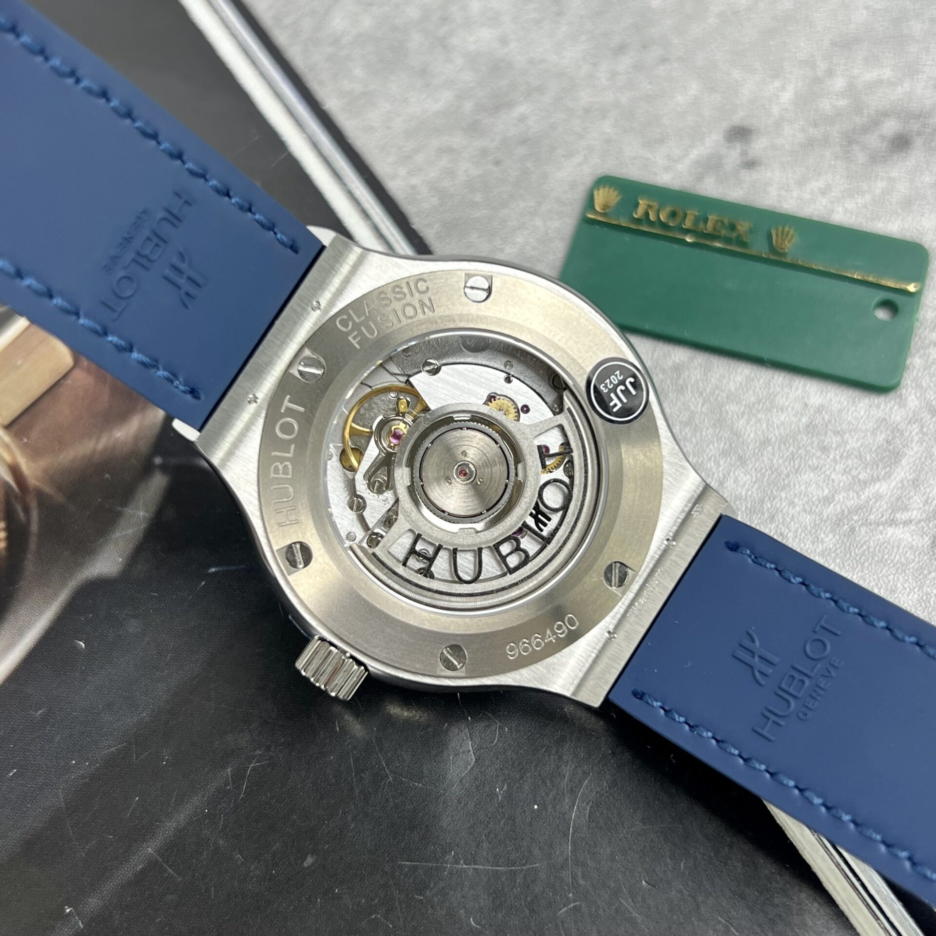 replica Hublot Best Replica Watch Square Bang King Gold Custom Moissanite Diamonds BBF 42mm WATCHES 5 