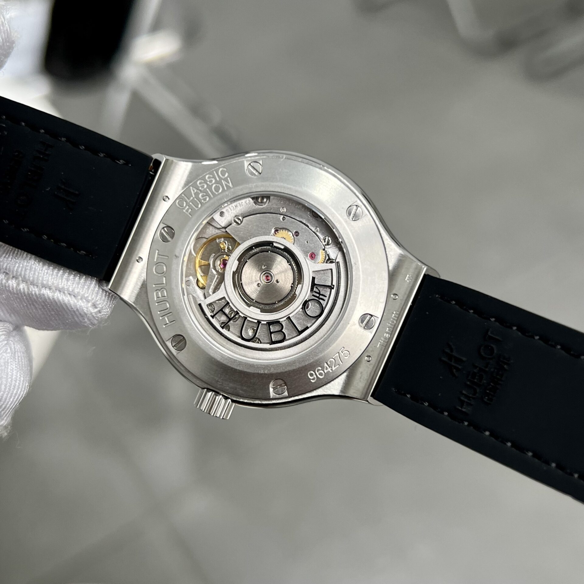 replica Hublot Replica Watch Classic Fusion Custom Full Moissanite Diamonds 42mm WATCHES 5 