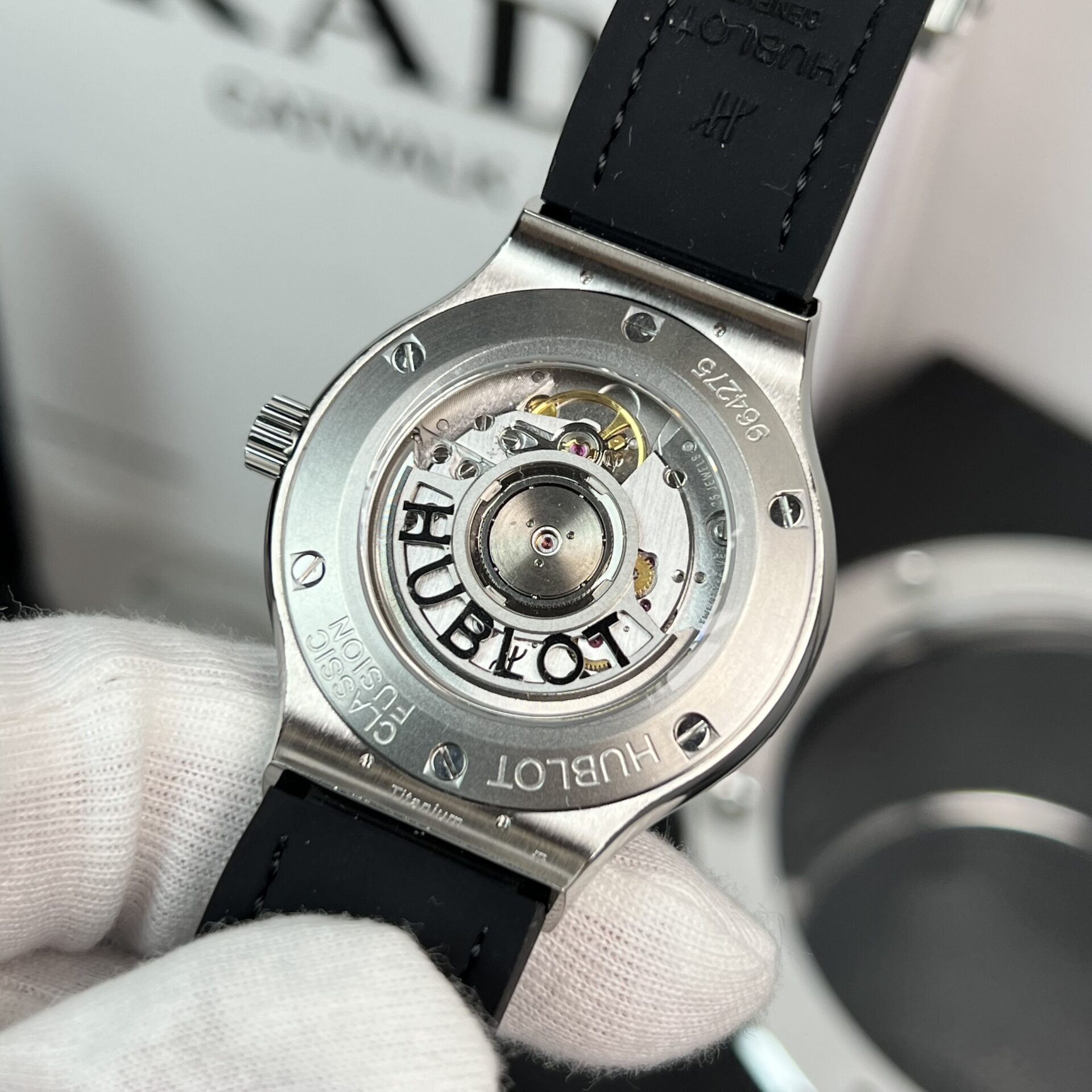 replica Hublot Replica Watch Square Bang Unico Ceramic Black BBF Factory 42mm WATCHES 5 