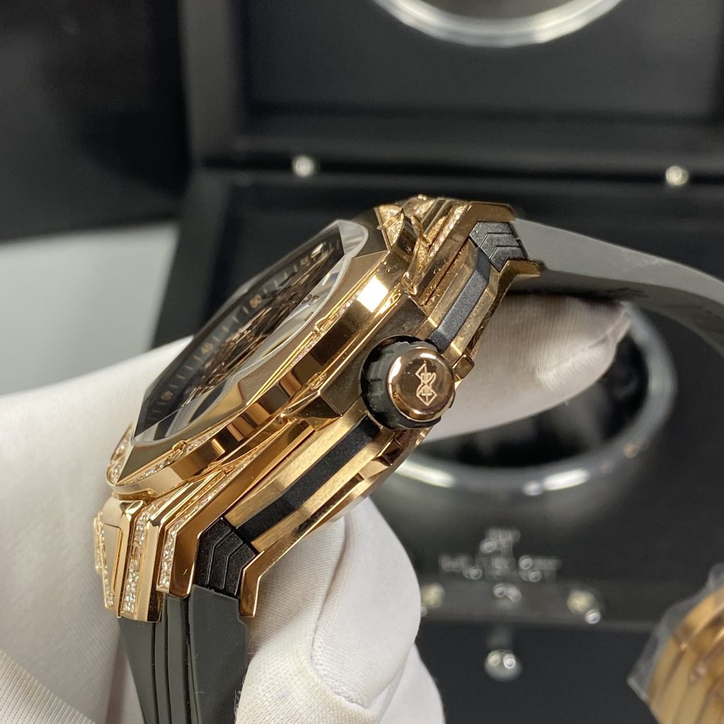 replica Hublot Replica Watch Classic Fusion Custom Full Moissanite Diamonds 42mm WATCHES 5 