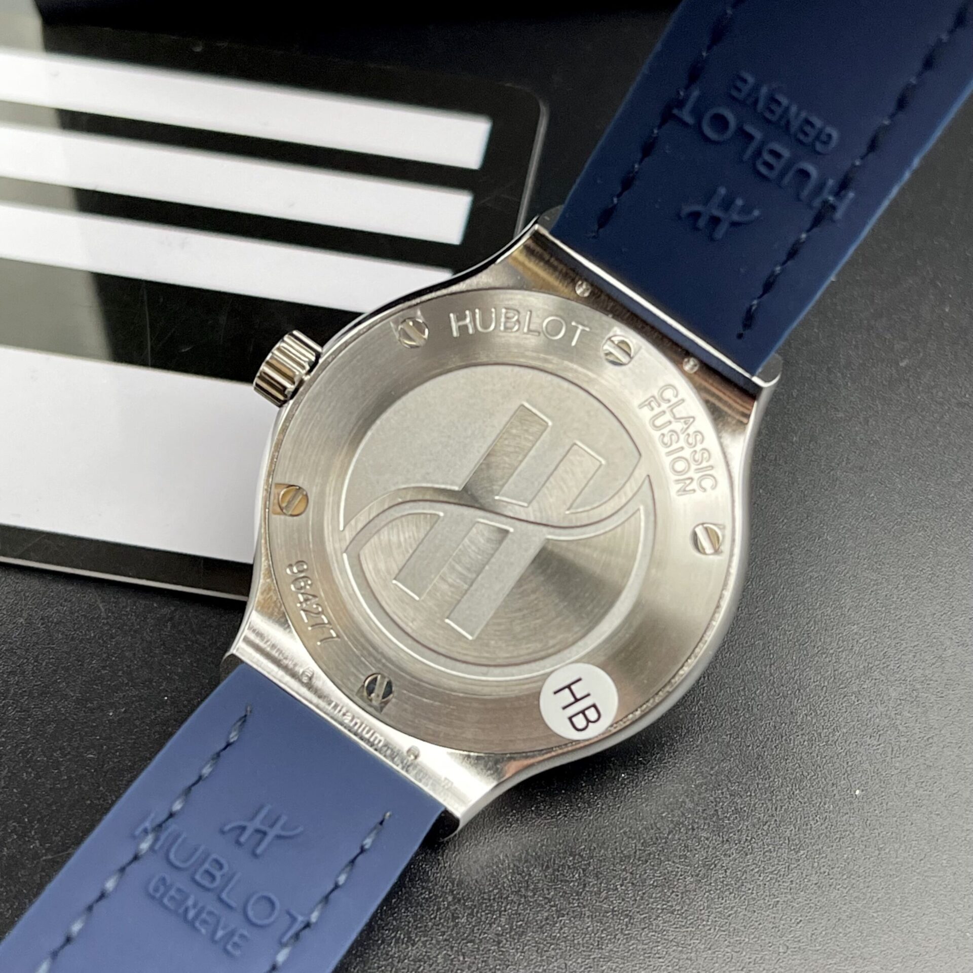 replica Hublot Fake Watch Big Bang One Click Dial Blue Custom Diamonds Moissanite 39mm WATCHES 5 