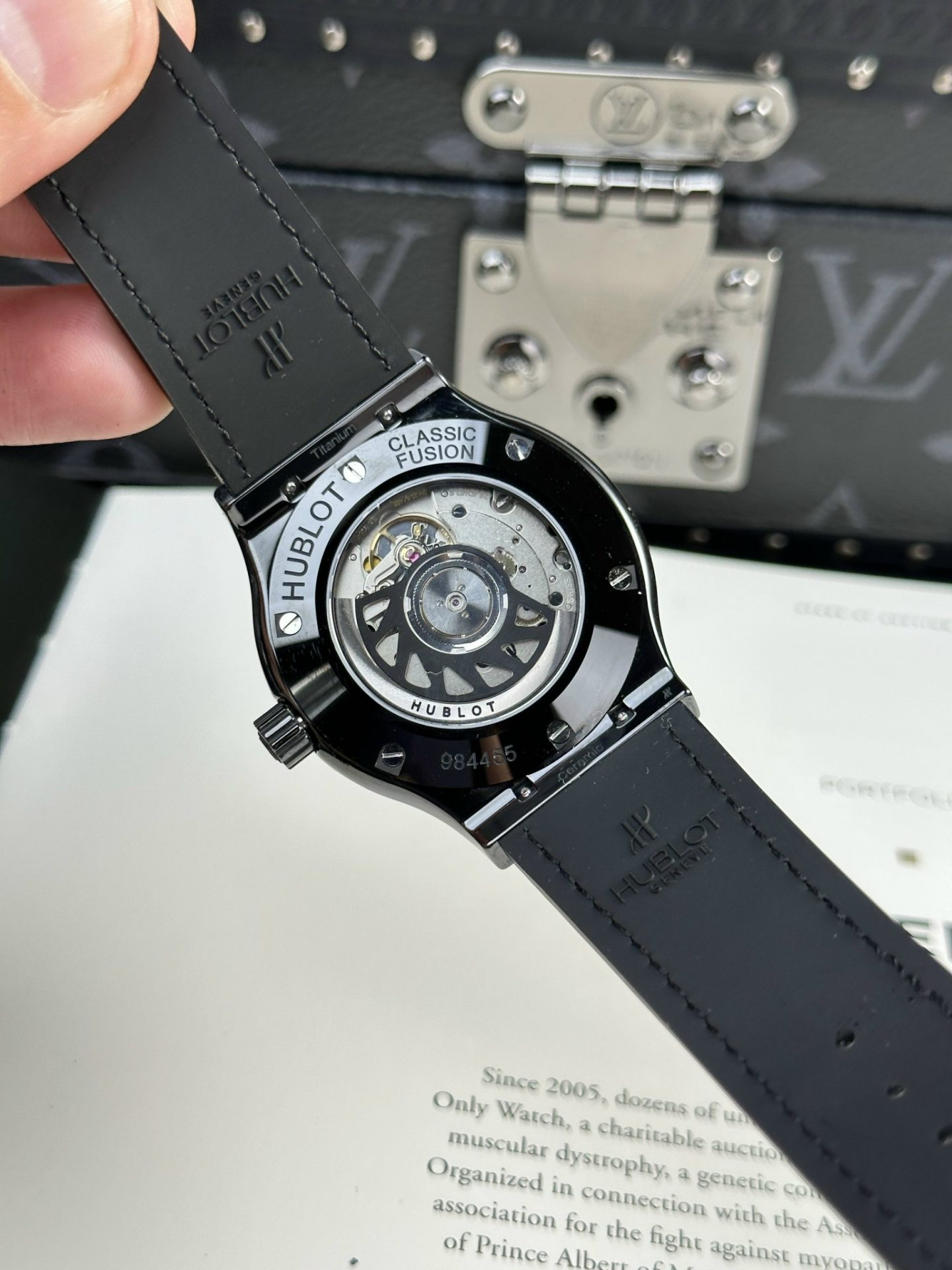 replica Hublot Replica Watch Classic Fusion Custom Full Moissanite Diamonds 42mm WATCHES 5 