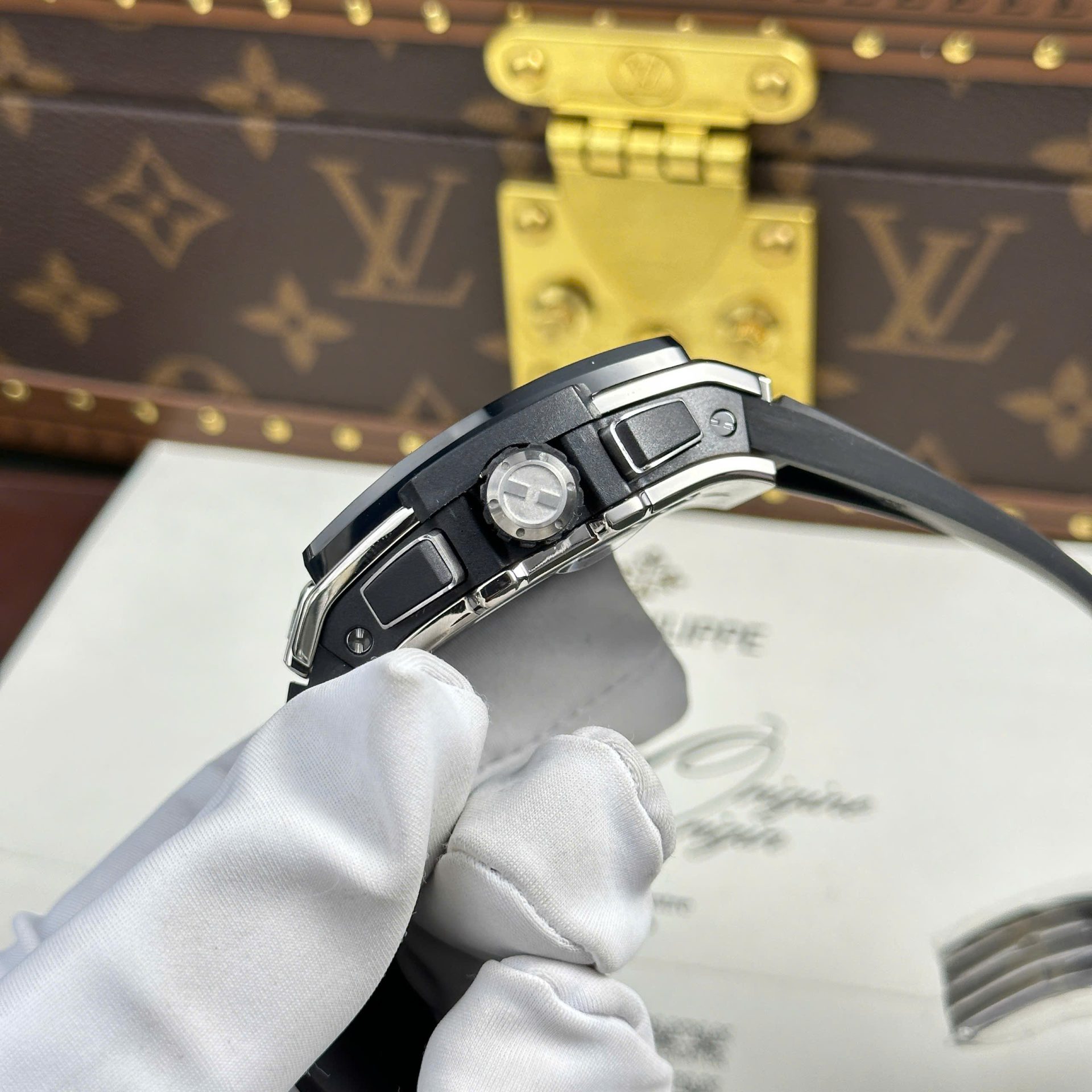 replica Hublot Replica Watch Big Bang Unico King Gold Rubber Strap BBF Factory 42mm WATCHES 5 