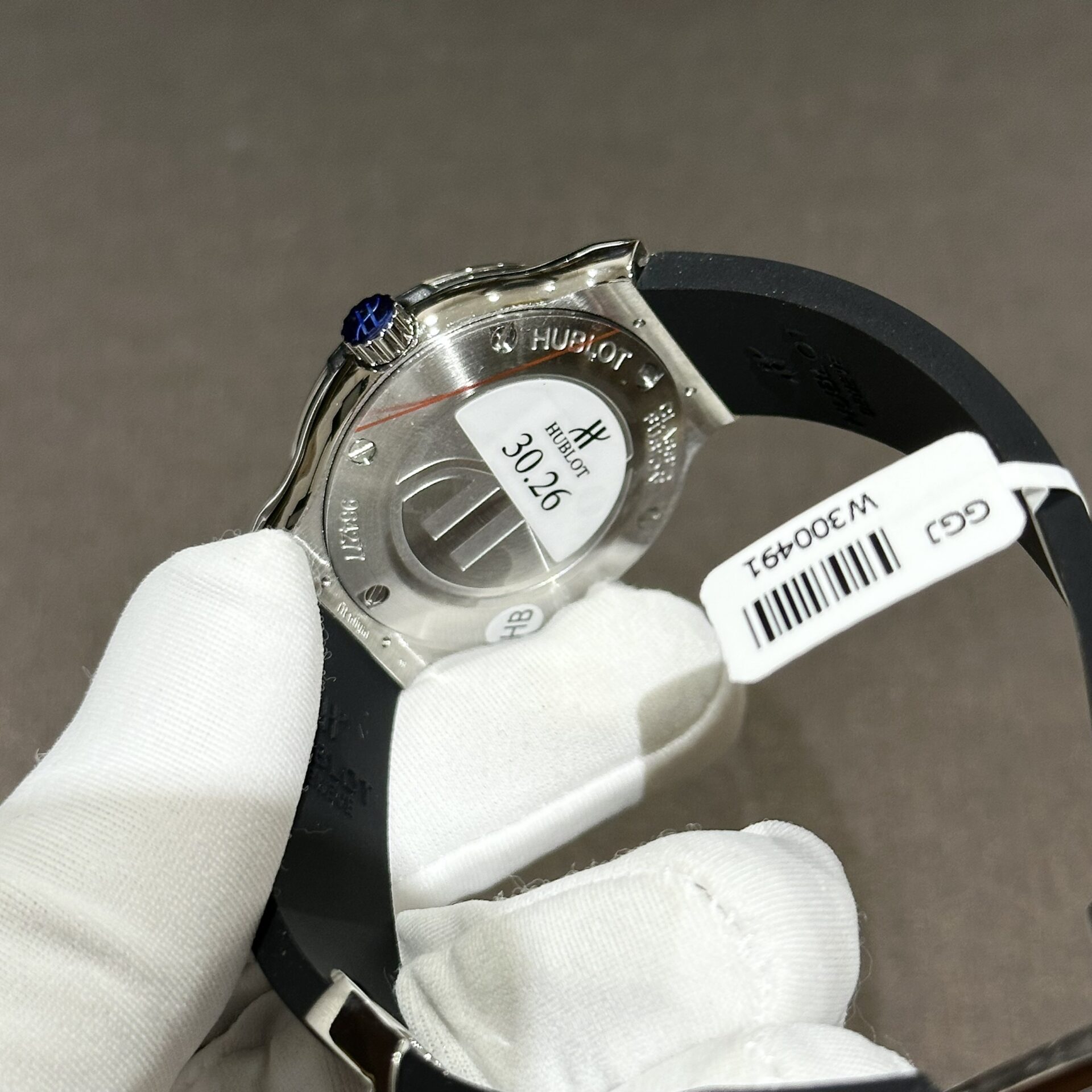 replica Hublot Replica Watches Big Bang Sang Bleu II Titanium White Dial BBF 45mm WATCHES 5 