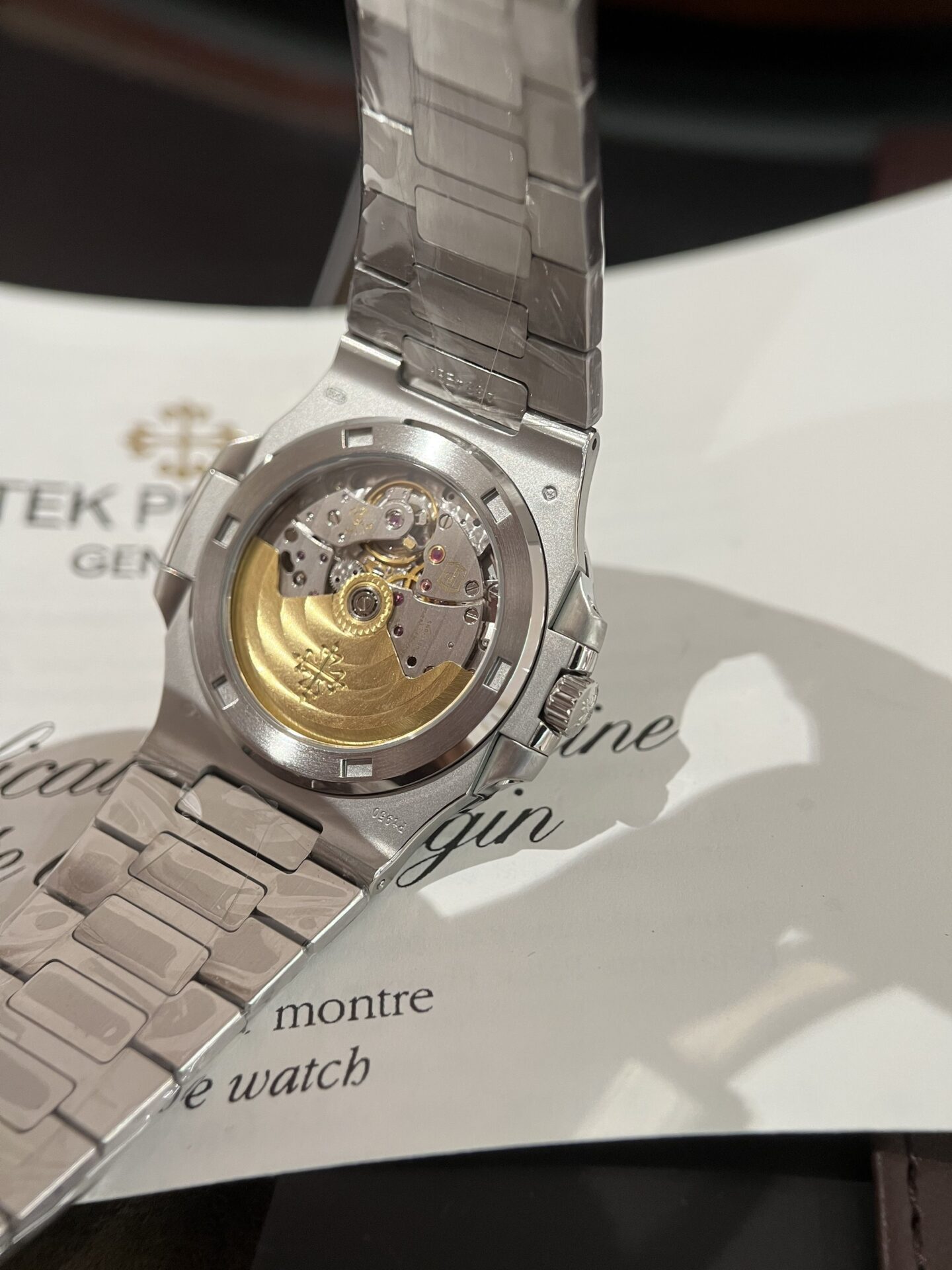 replica Patek Philippe Best Replica Watch Nautilus 5712R Brown Dial 18K Solid Gold 40mm WATCHES 5 