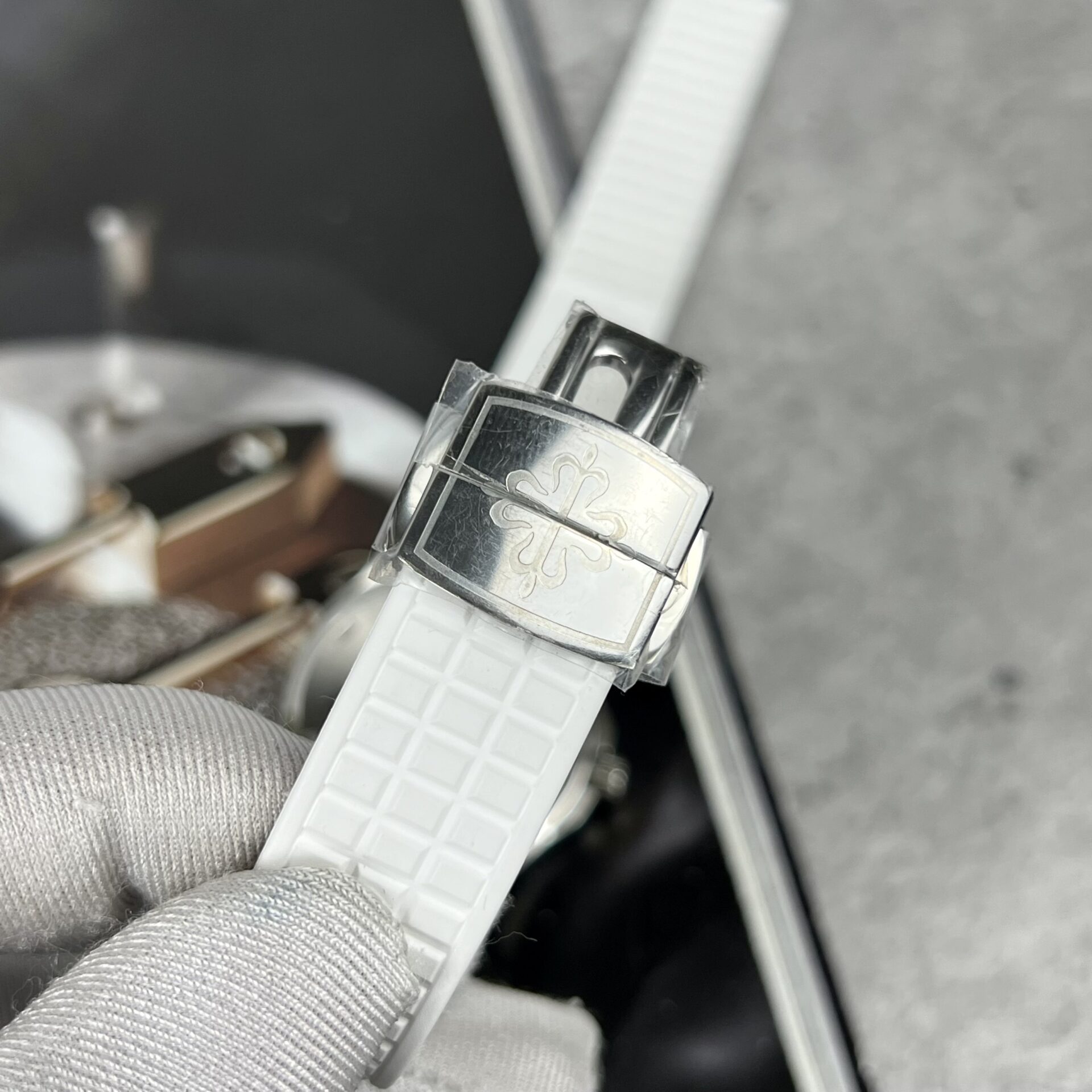 replica Patek Philippe Best Replica Watch Grand Complications 6104R Custom Solid Gold Watch and Diamonds 44mm WATCHES 5 