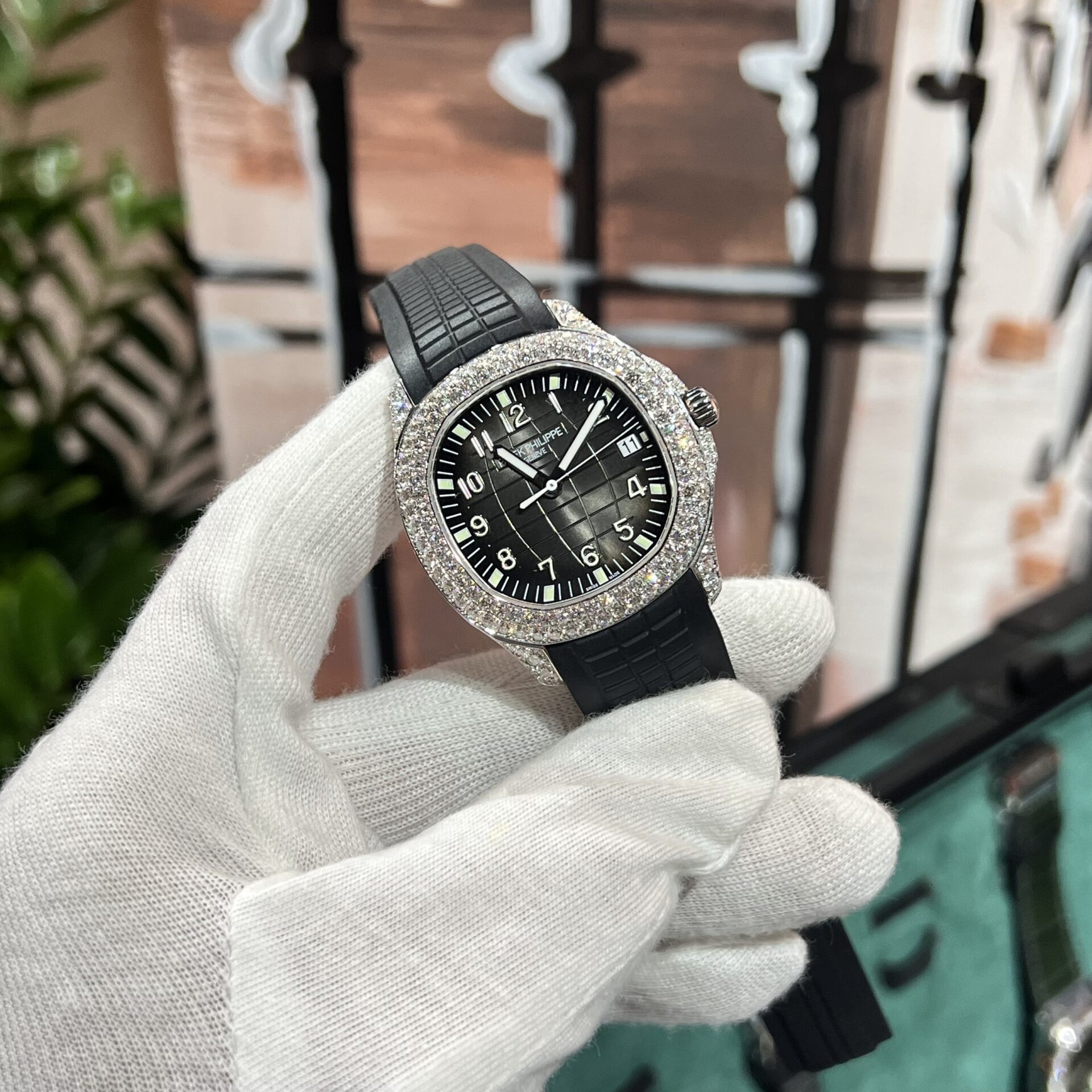 replica Patek Philippe Best Replica Watch Nautilus 5719 Custom CVD Diamond And White Gold 40mm WATCHES 5 