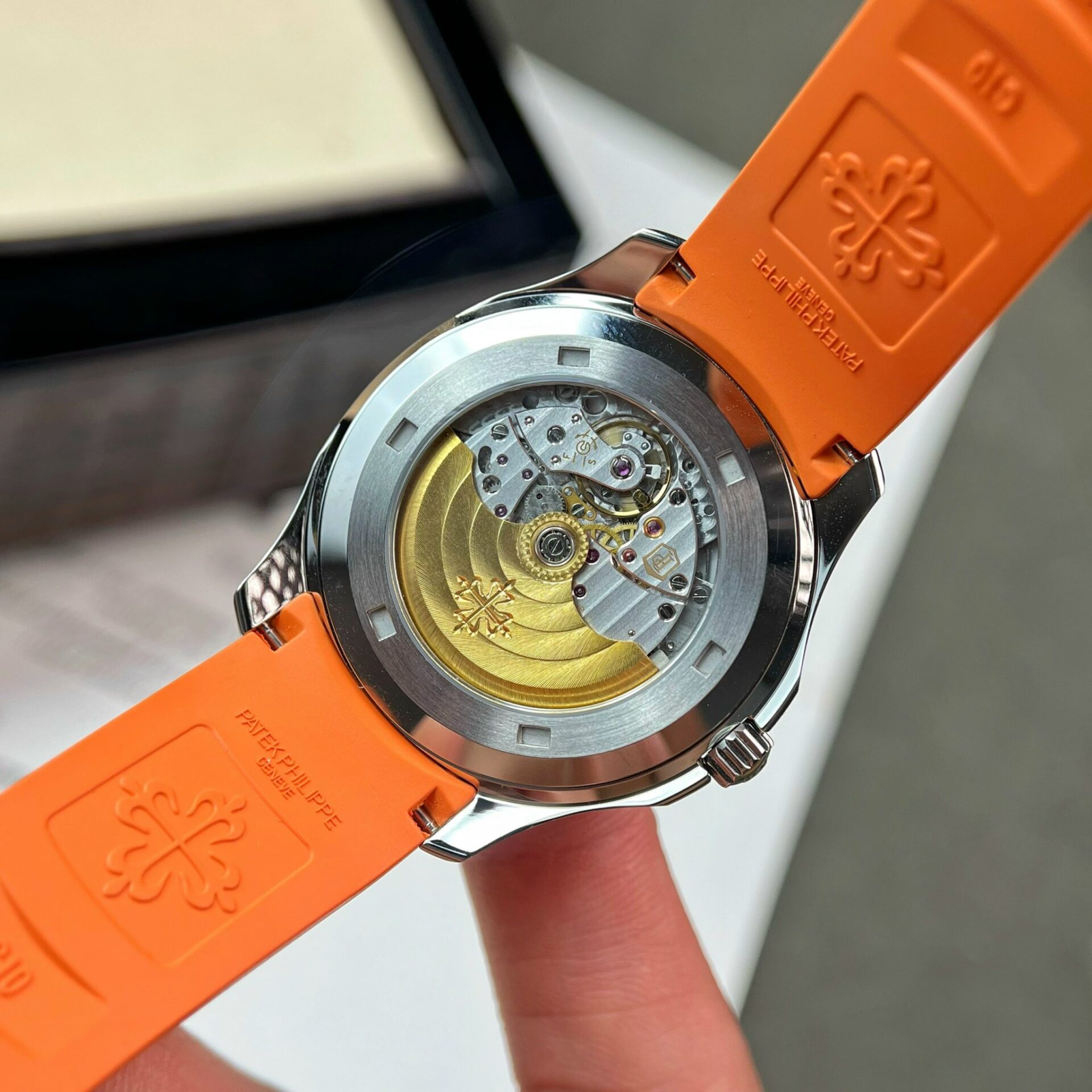 replica Patek Philippe Replica Watch Aquanaut 5167 Custom Moissanite Diamonds 3K Factory 40mm WATCHES 5 