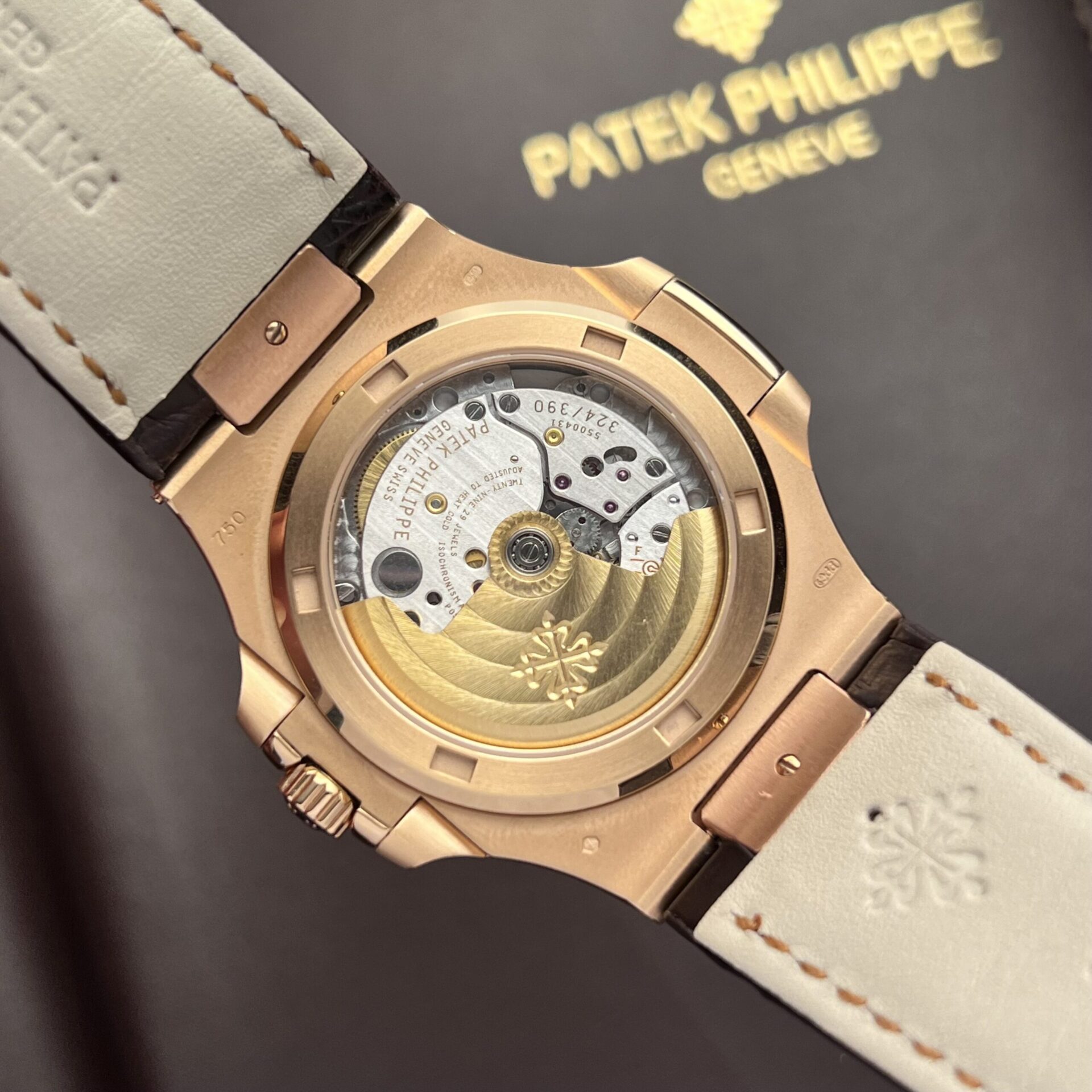 replica Patek Philippe Best Replica Watch Nautilus 5712R Brown Dial 18K Solid Gold 40mm WATCHES 5 