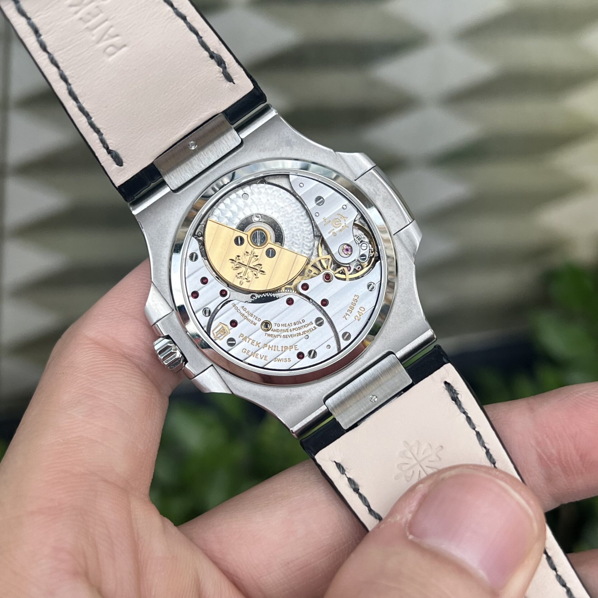replica Patek Philippe Replica Watches Aquanaut 5168G Blue Rubber Strap GR Factory 42mm WATCHES 5 