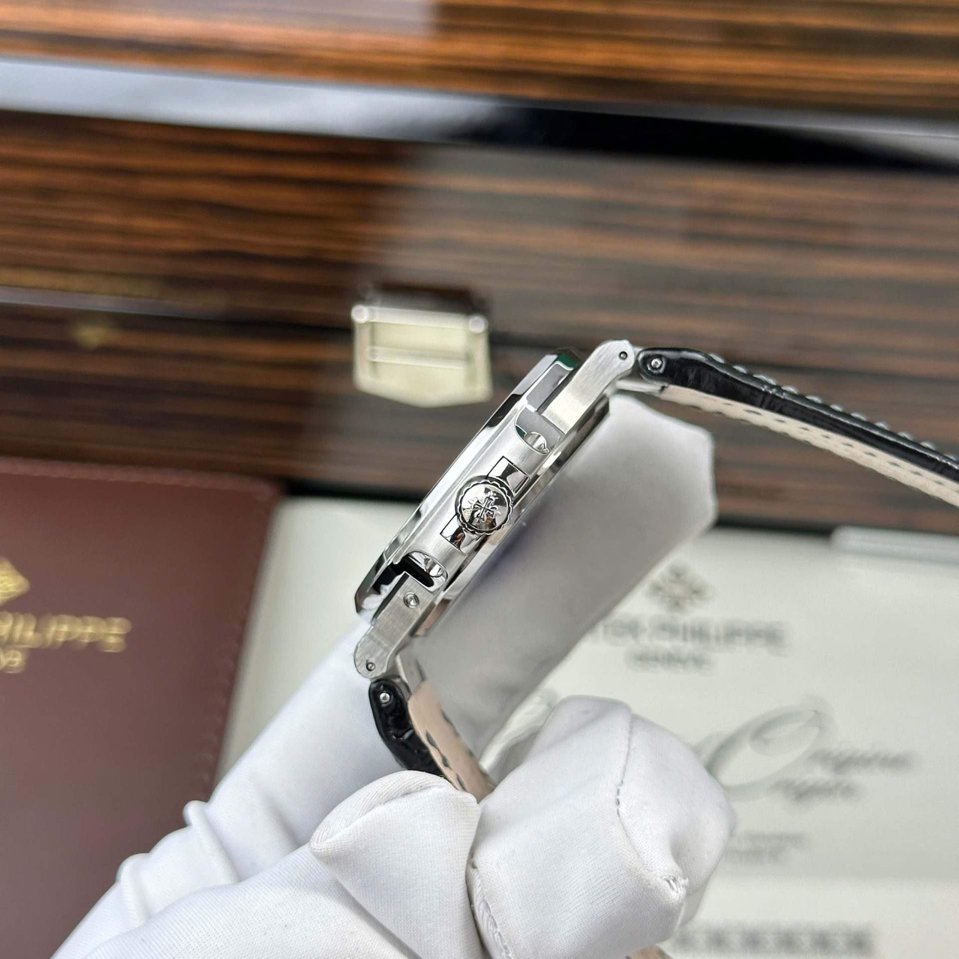 replica Patek Philippe Replica Watch Complications 5961R Dial Black TW Factory 40.5mm WATCHES 5 