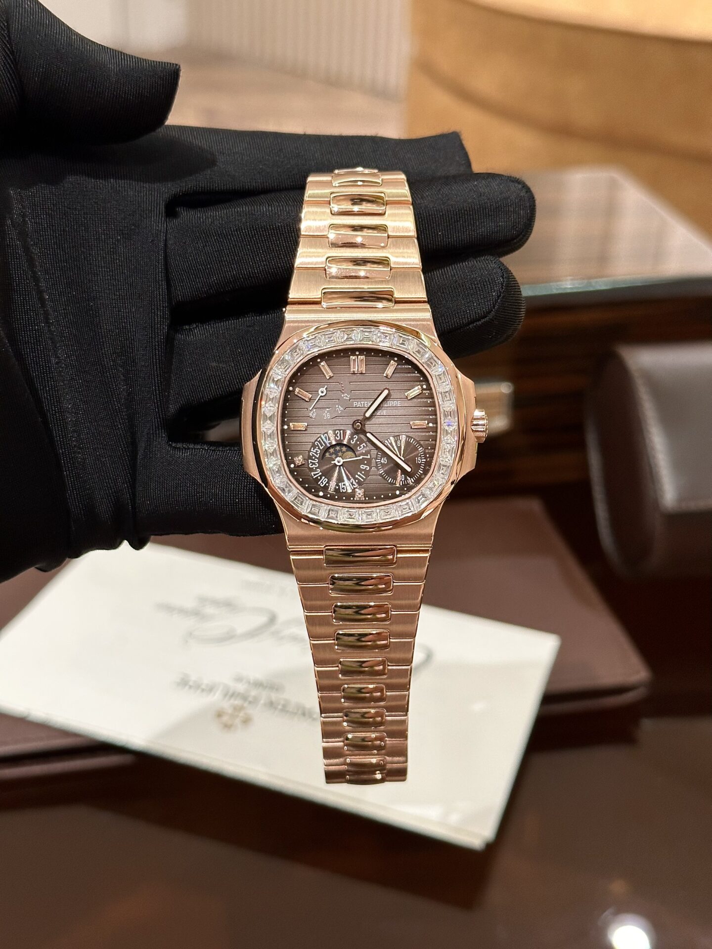 replica Patek Philippe Replica Watch Nautilus 5724R Gold Wrapped GR Factory 40mm WATCHES 5 