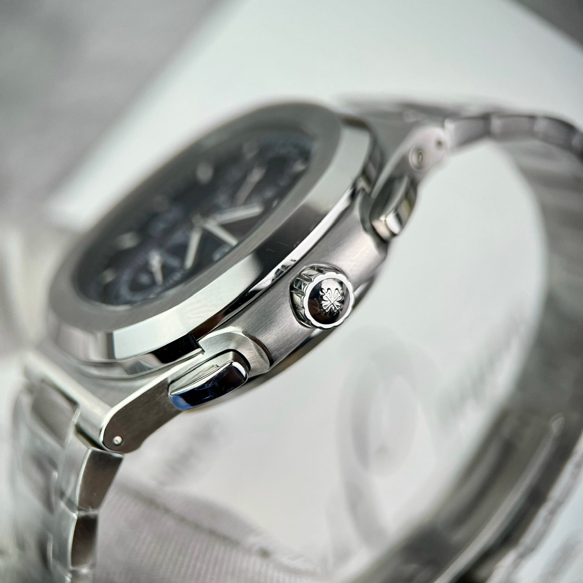 replica Patek Philippe Replica Watches Nautilus 7010 Womens Black Dial 32mm WATCHES 5 