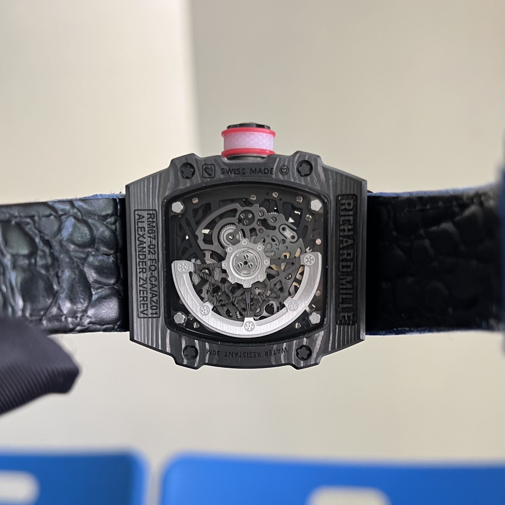 replica Richard Mille Replica Watch RM35-01 Carbon Rubber Strap BBR Factory 44mm WATCHES 5 