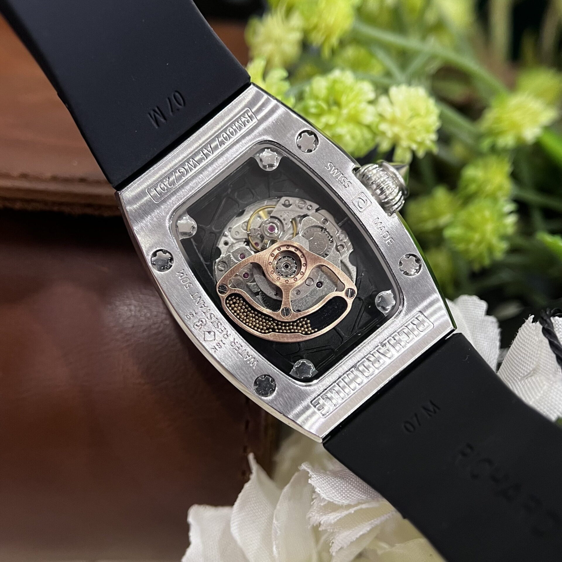 replica Richard Mille Best Replica Watches RM07 Black Ceramic 36mm WATCHES 5 