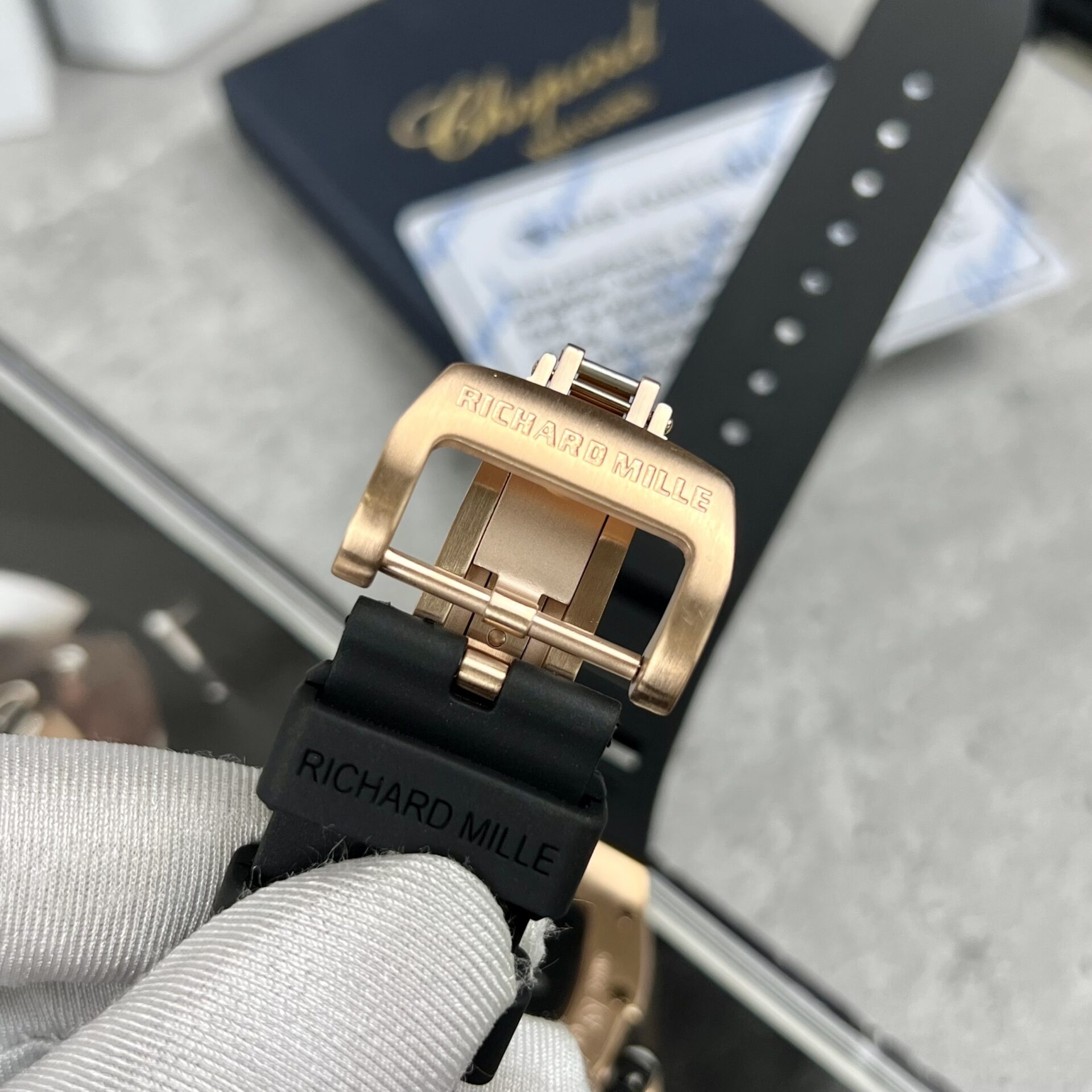 replica Richard Mille Replica Watch RM055 Bubba Watson Black Ceramic BBR Factory 45mm WATCHES 5 