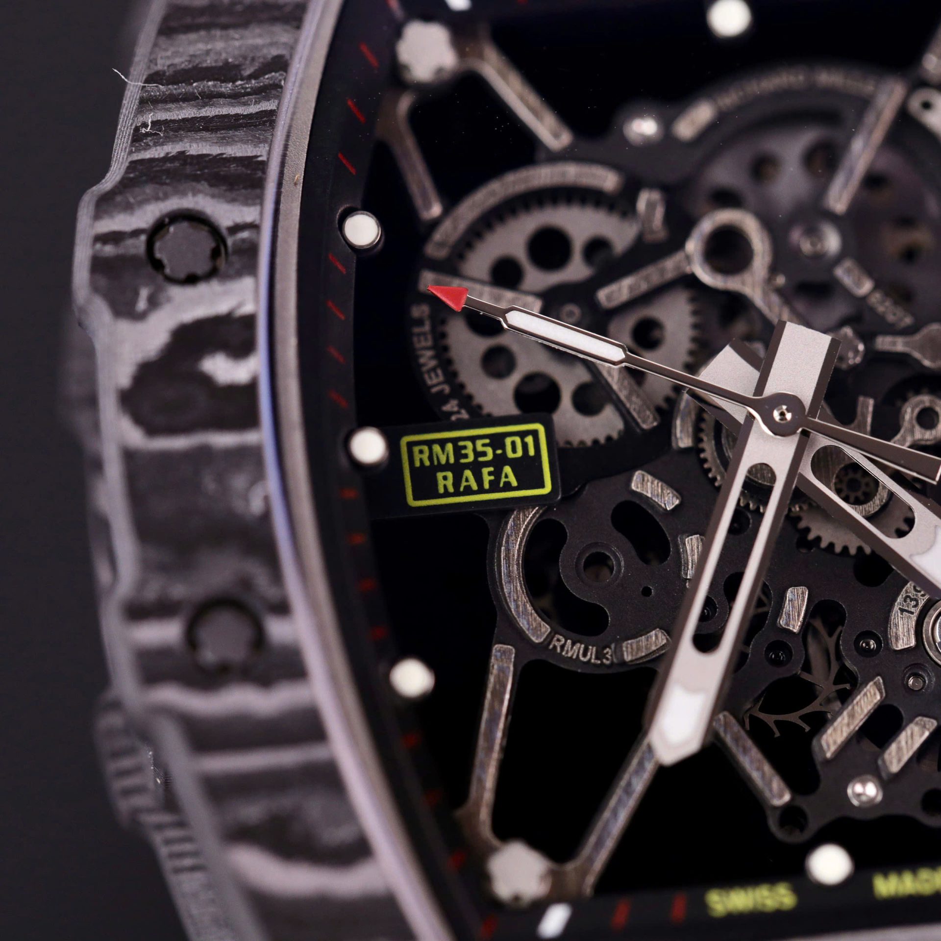 replica Richard Mille Replica Watch RM055 Bubba Watson Black Ceramic BBR Factory 45mm WATCHES 5 