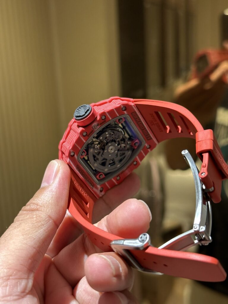replica Richard Mille Replica Watch RM001 Tourbillon Black Ceramic 42mm WATCHES 5 
