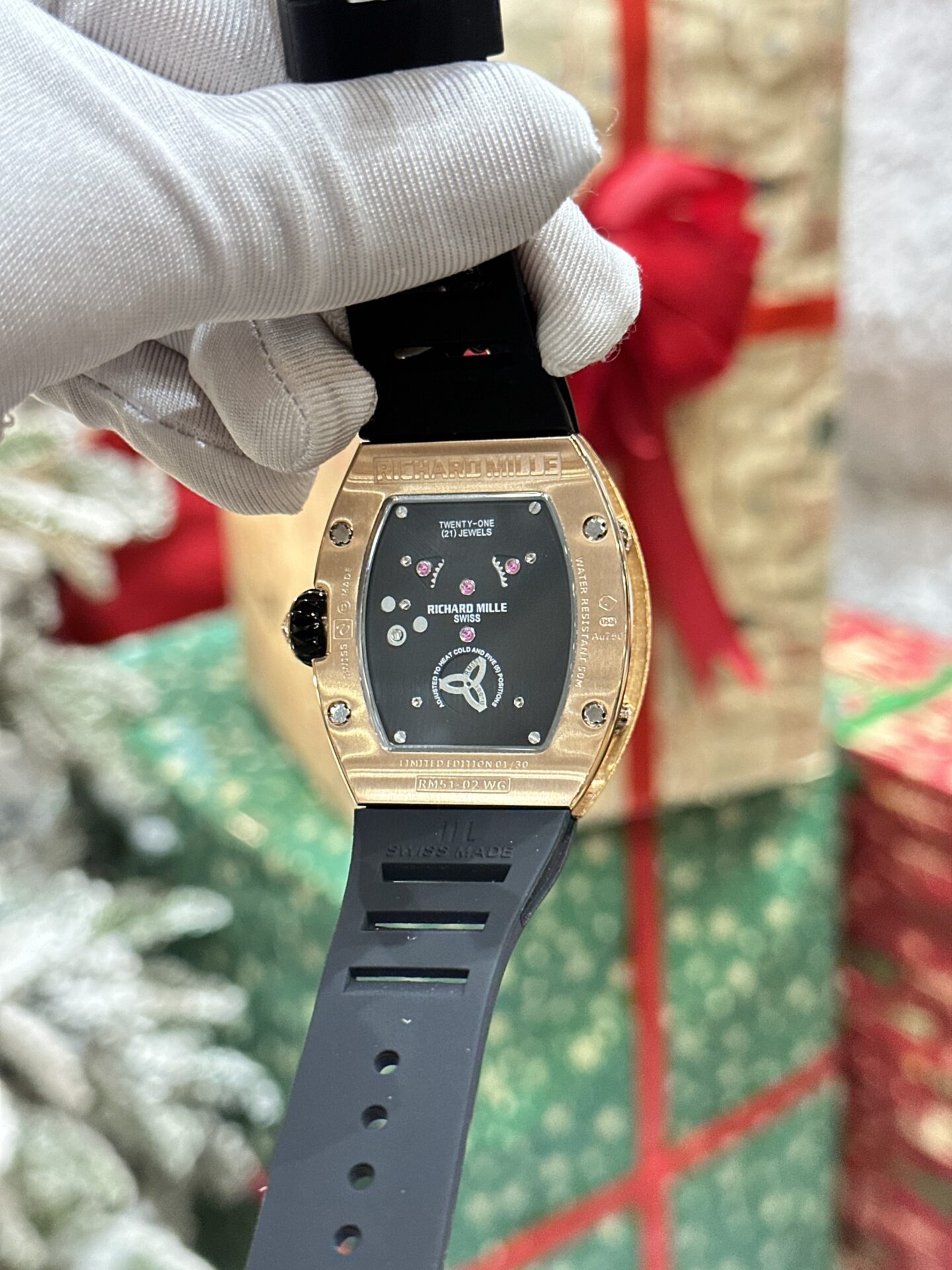 replica Richard Mille Best Replica Watches RM07 Black Ceramic 36mm WATCHES 5 