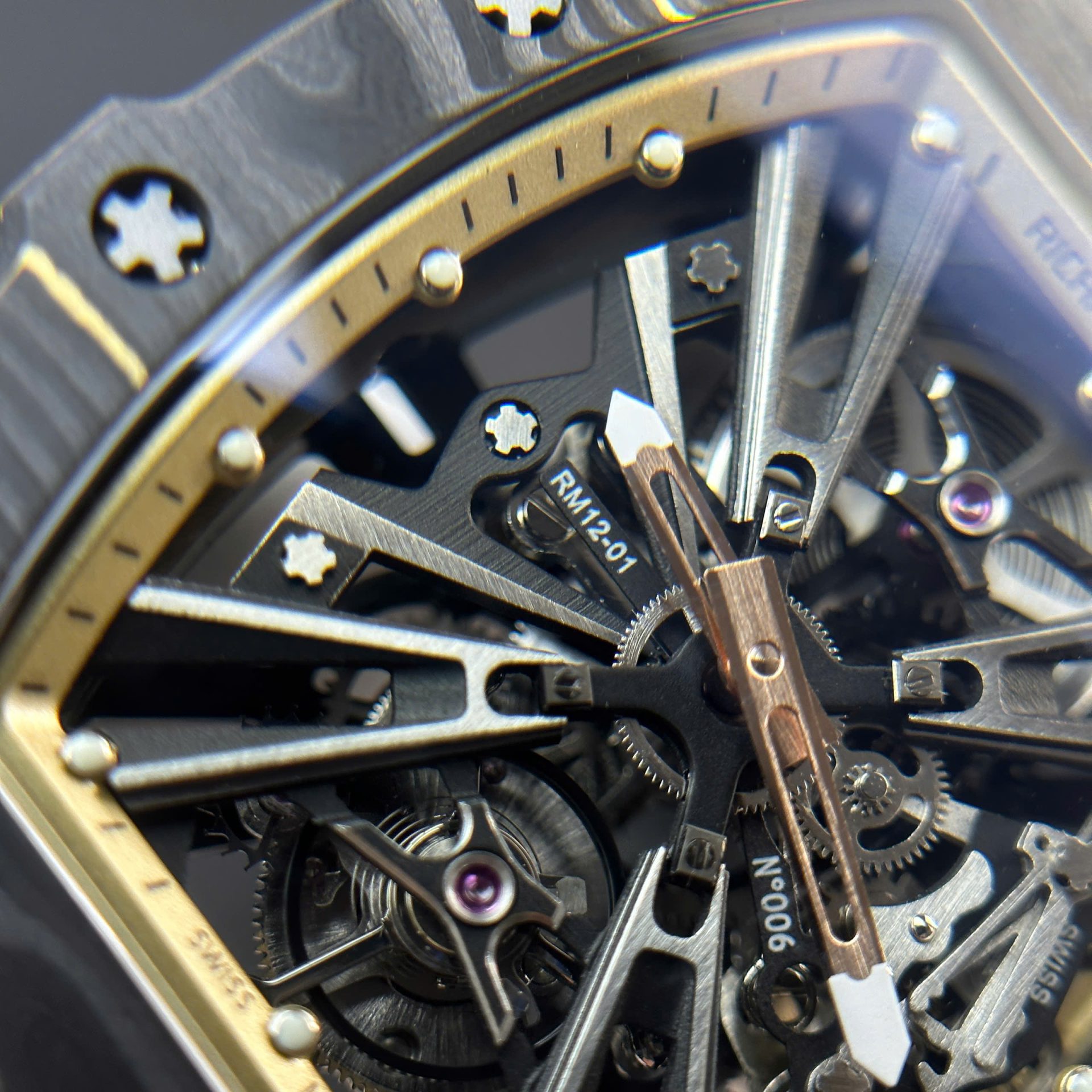 replica Richard Mille Replica Watch RM59-01 Yohan Blake Tourbillon Carbon Green 43x50mm WATCHES 5 