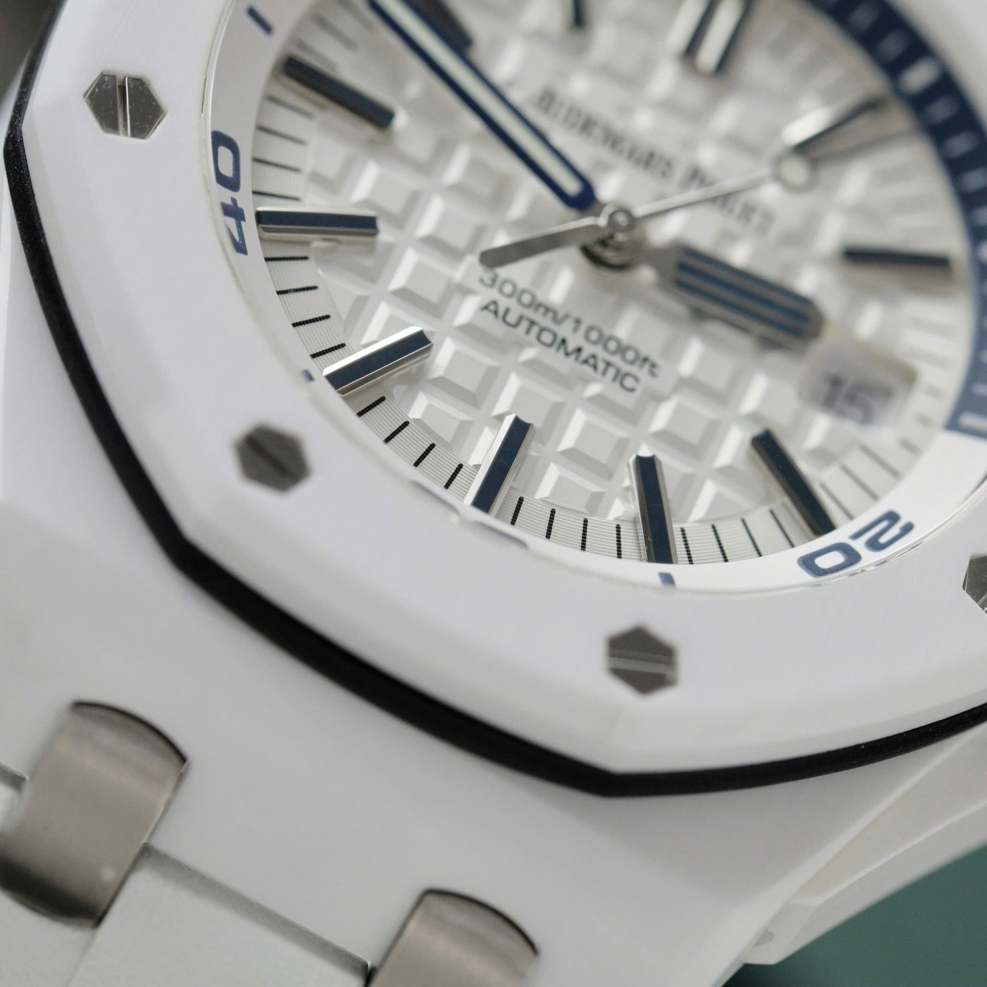 replica Audemars Piguet Best Replica Watch Royal Oak Custom Moissanite Diamonds 41mm WATCHES 6 