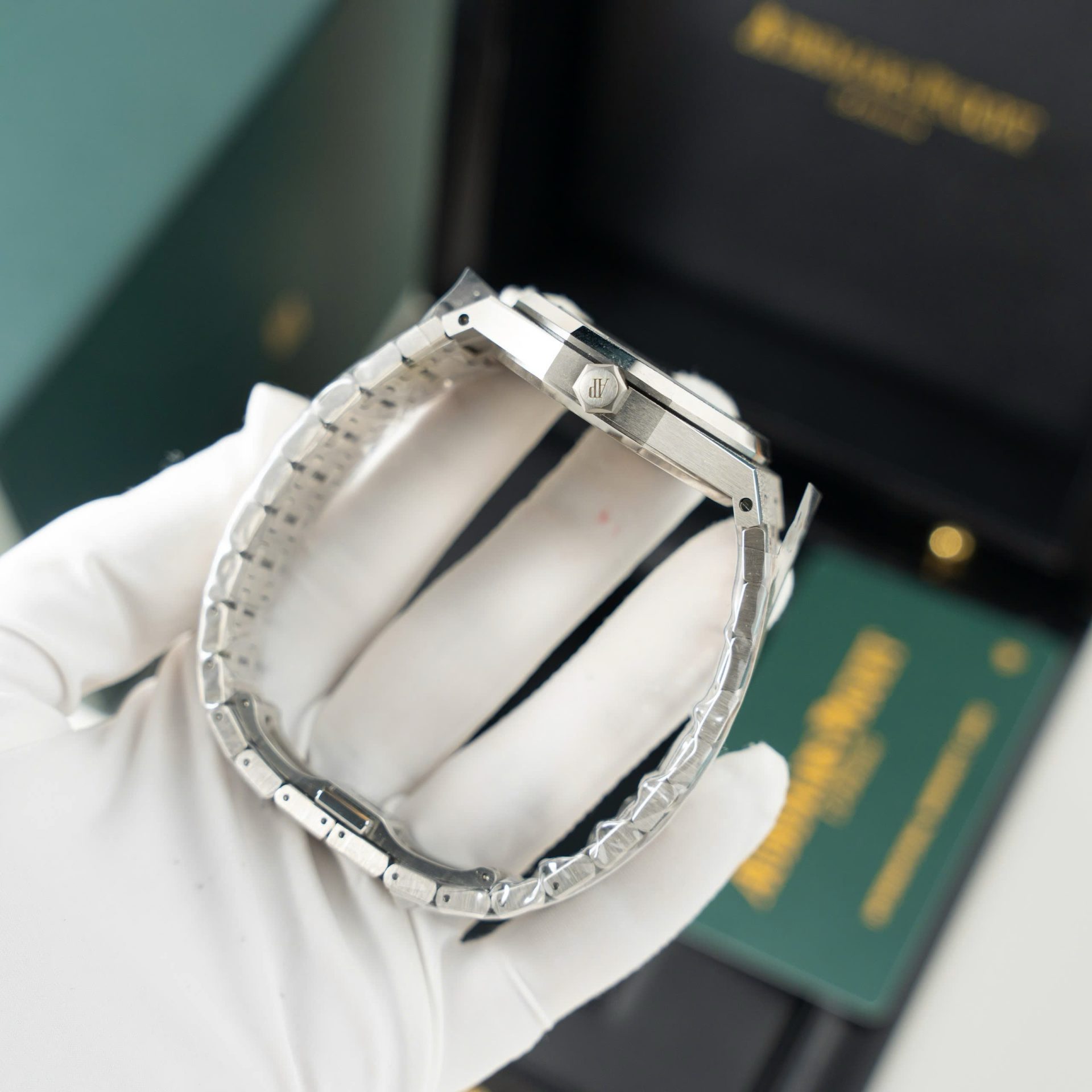 replica Audemars Piguet Replica Watch Royal Oak Blue Dial Metal Wire 34mm WATCHES 6 